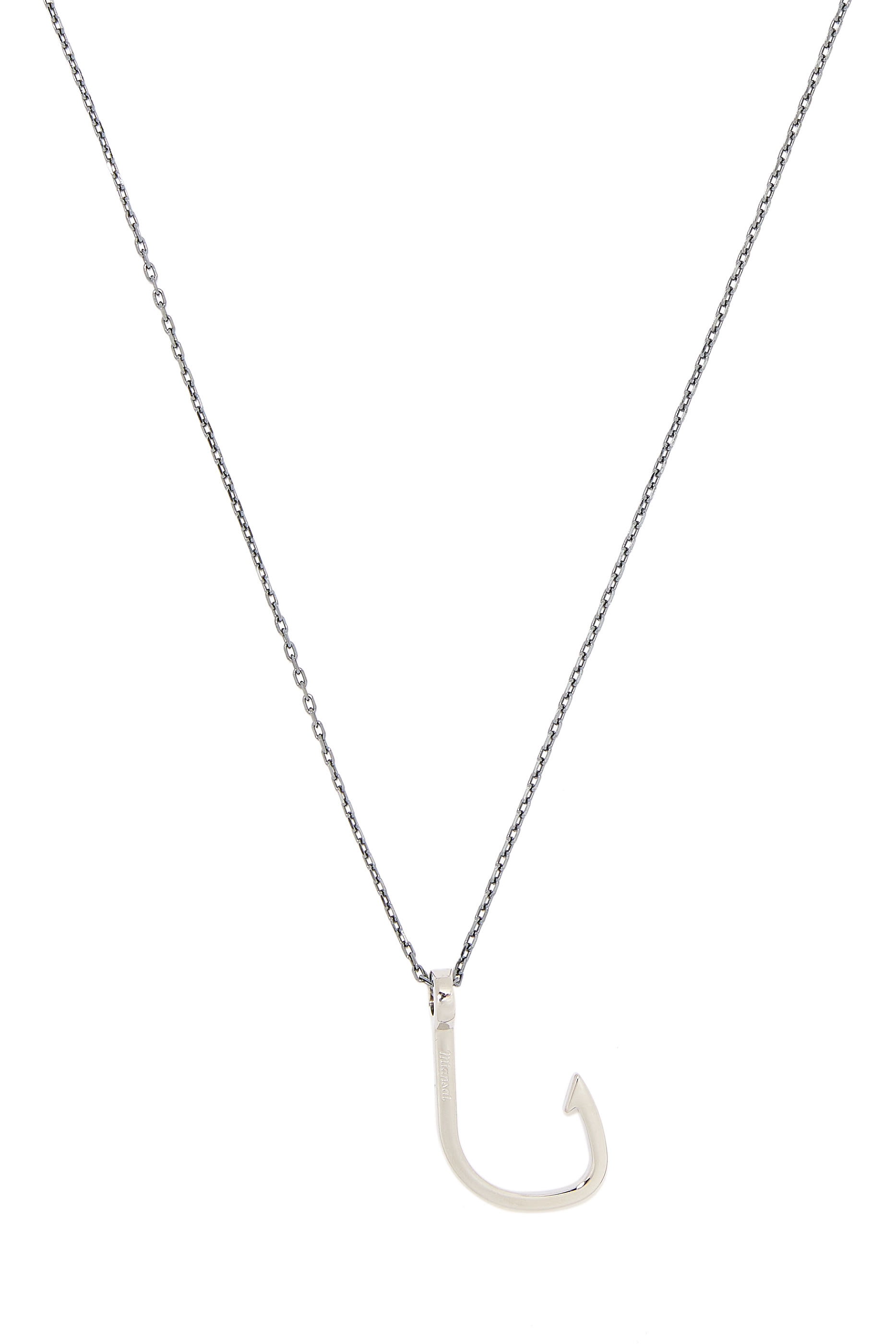 Hooked Silver Necklace