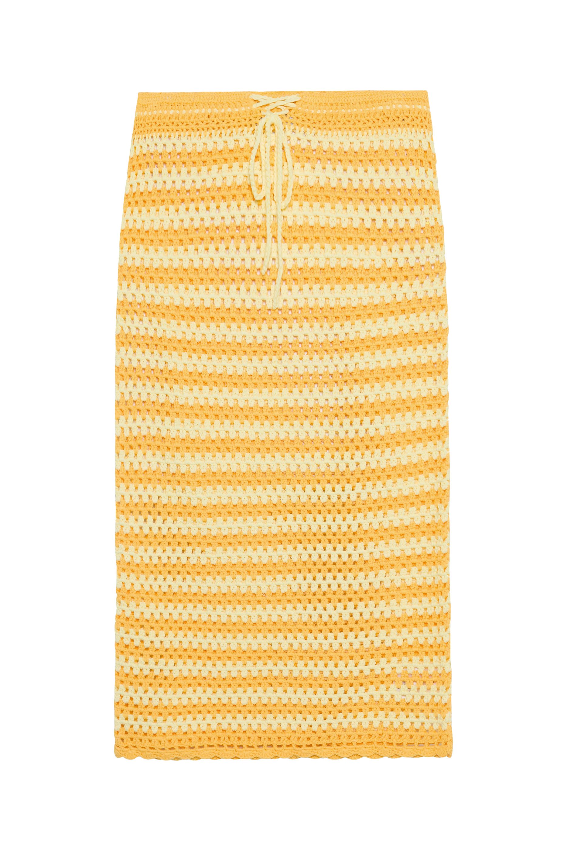 Welles Crochet Midi Skirt