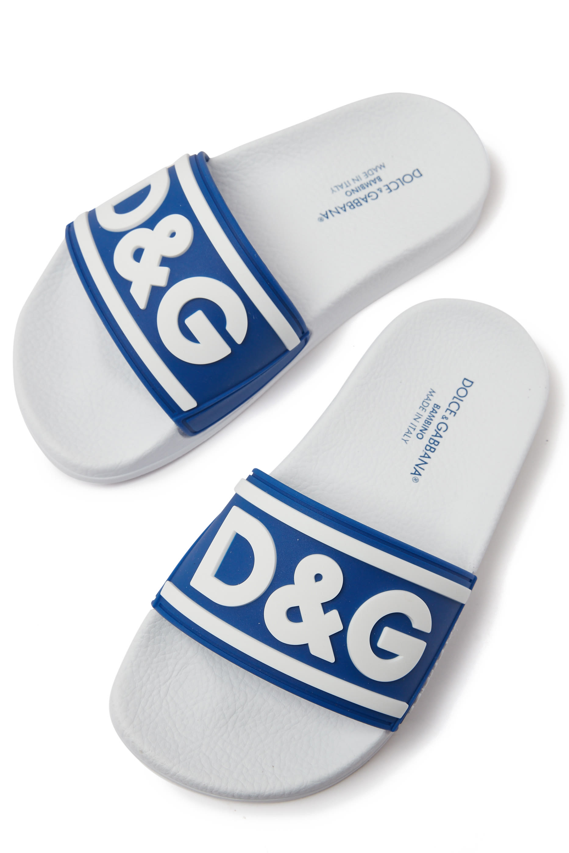 Kids DG Logo Rubber Slides