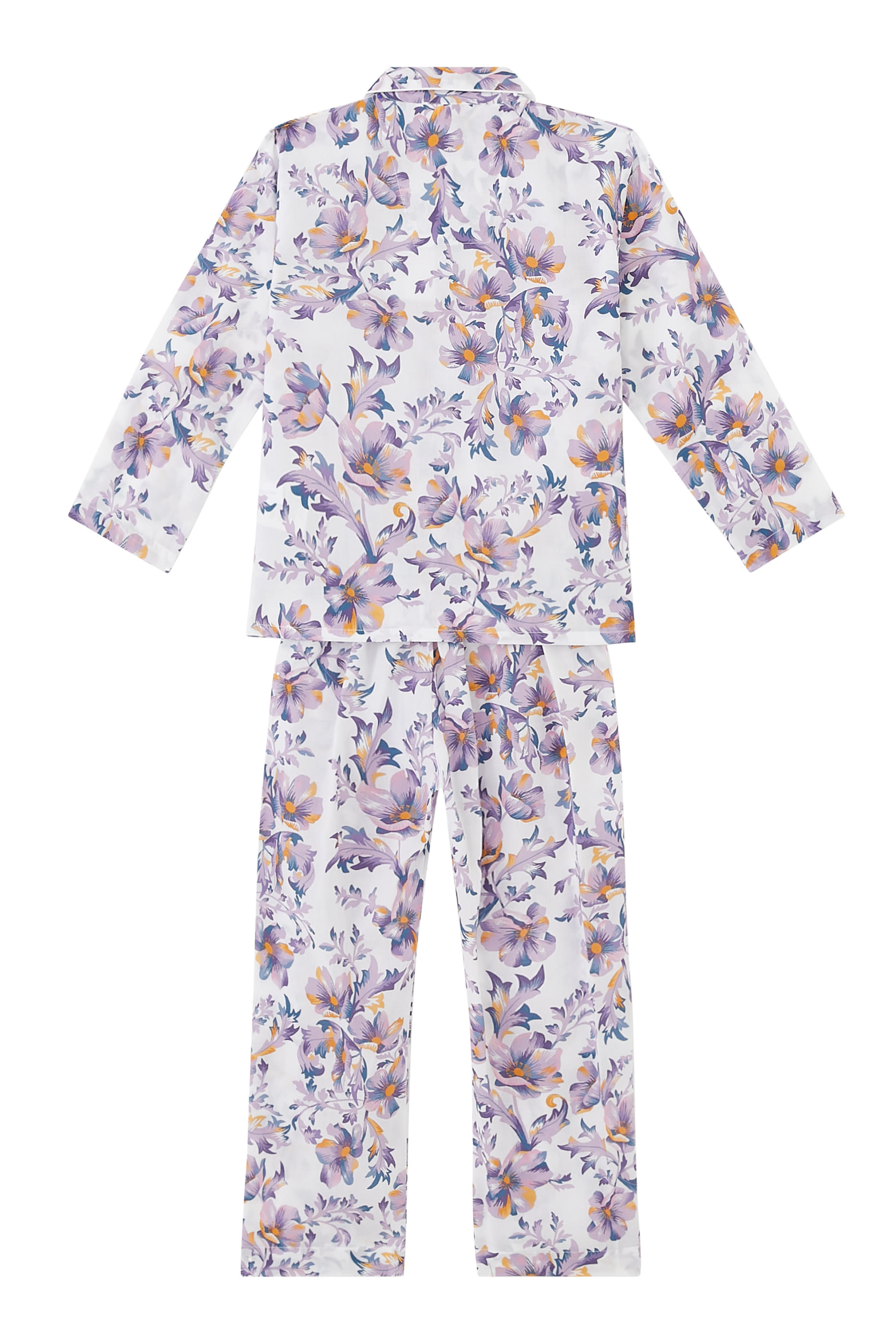 Kids Wildflower Print Pajama Set