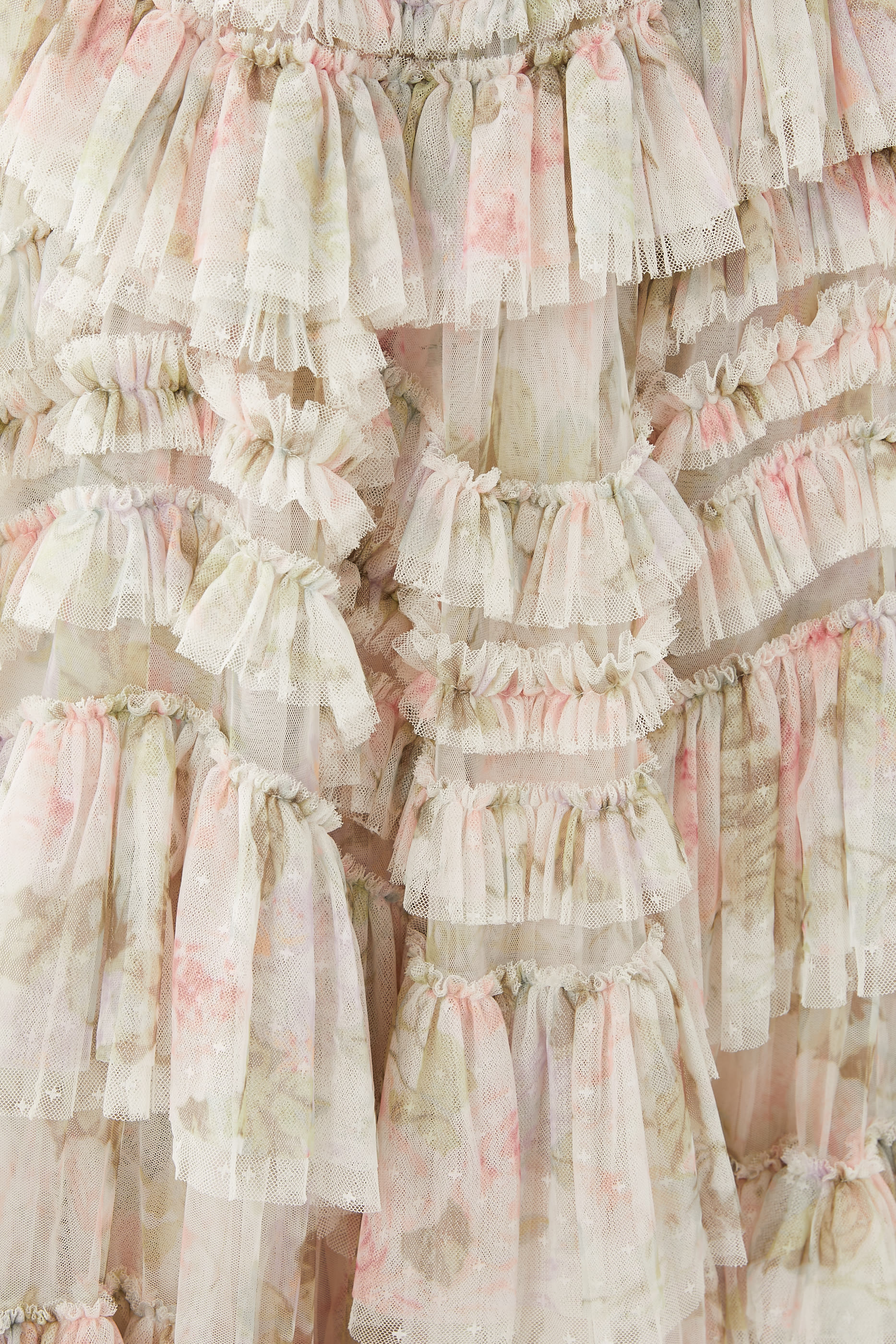 Rose Powder Off-Shoulder Gown