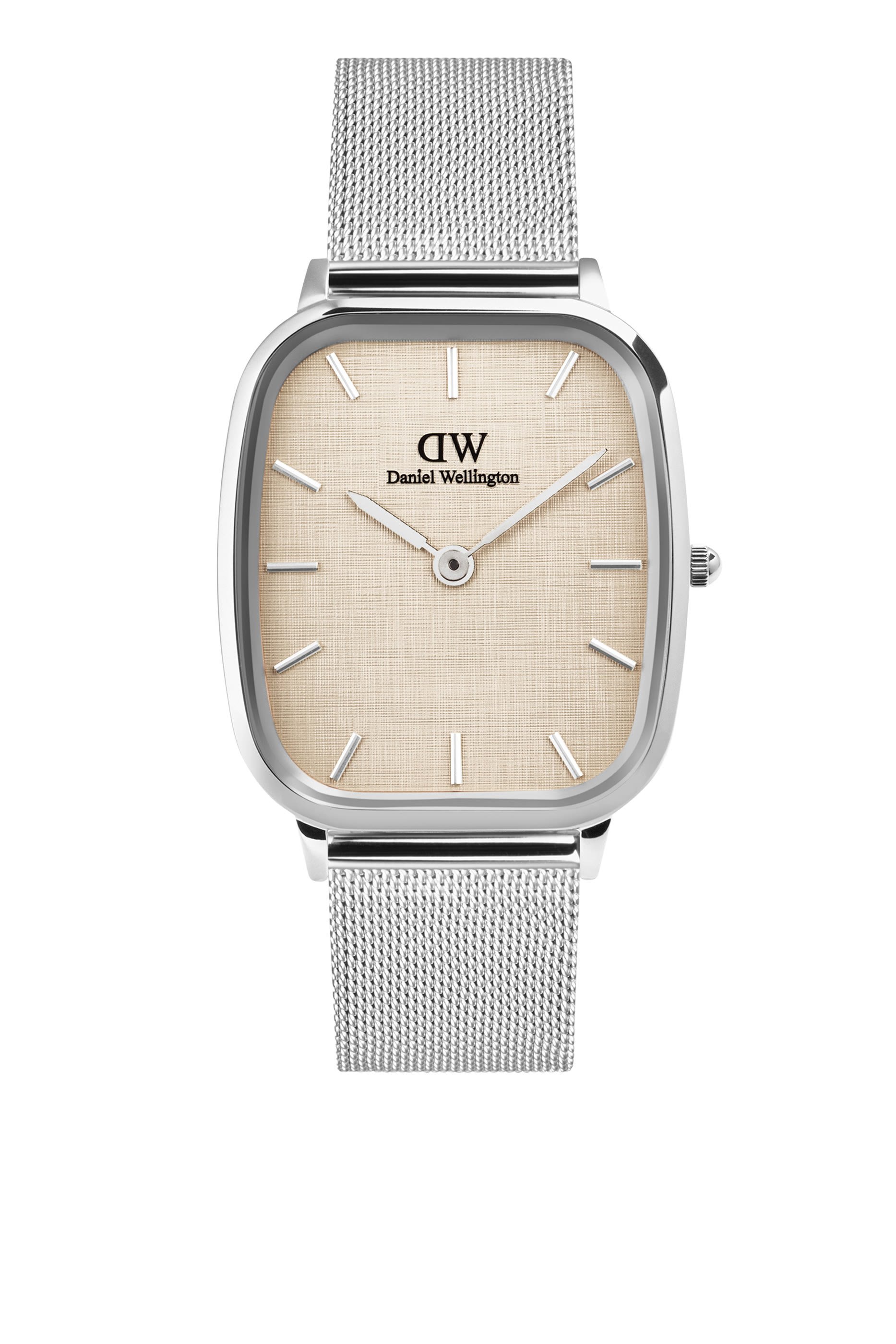 Marlon Sterling Linen Dial Watch
