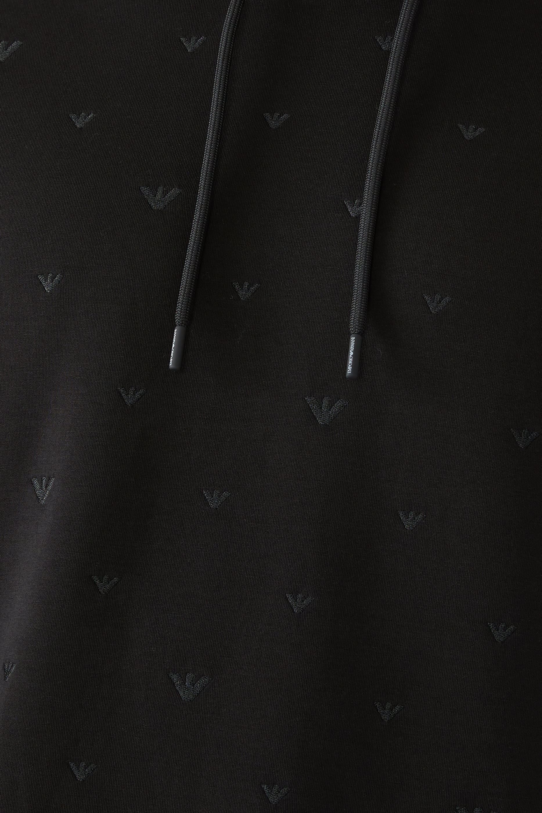 All-Over Eagle Logo Hooded Sweatshirt