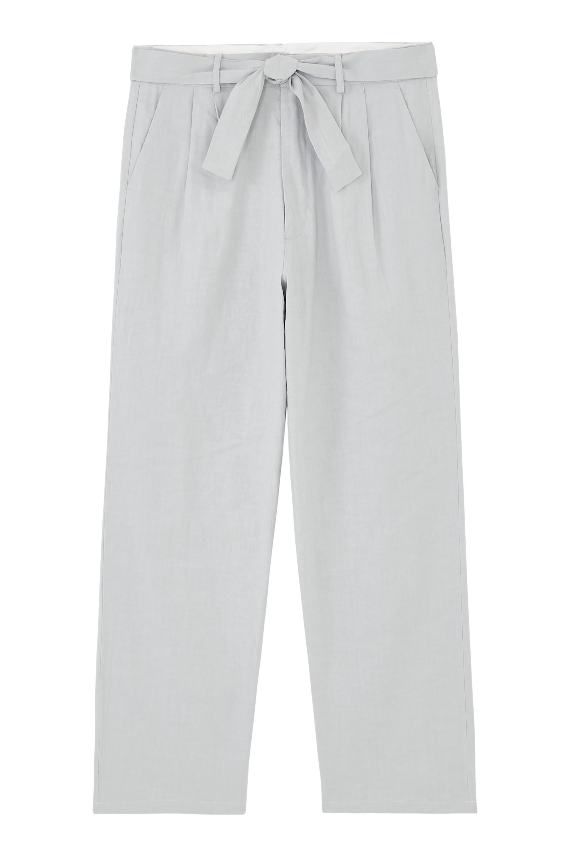 Tailored Self-Belt Trousers
