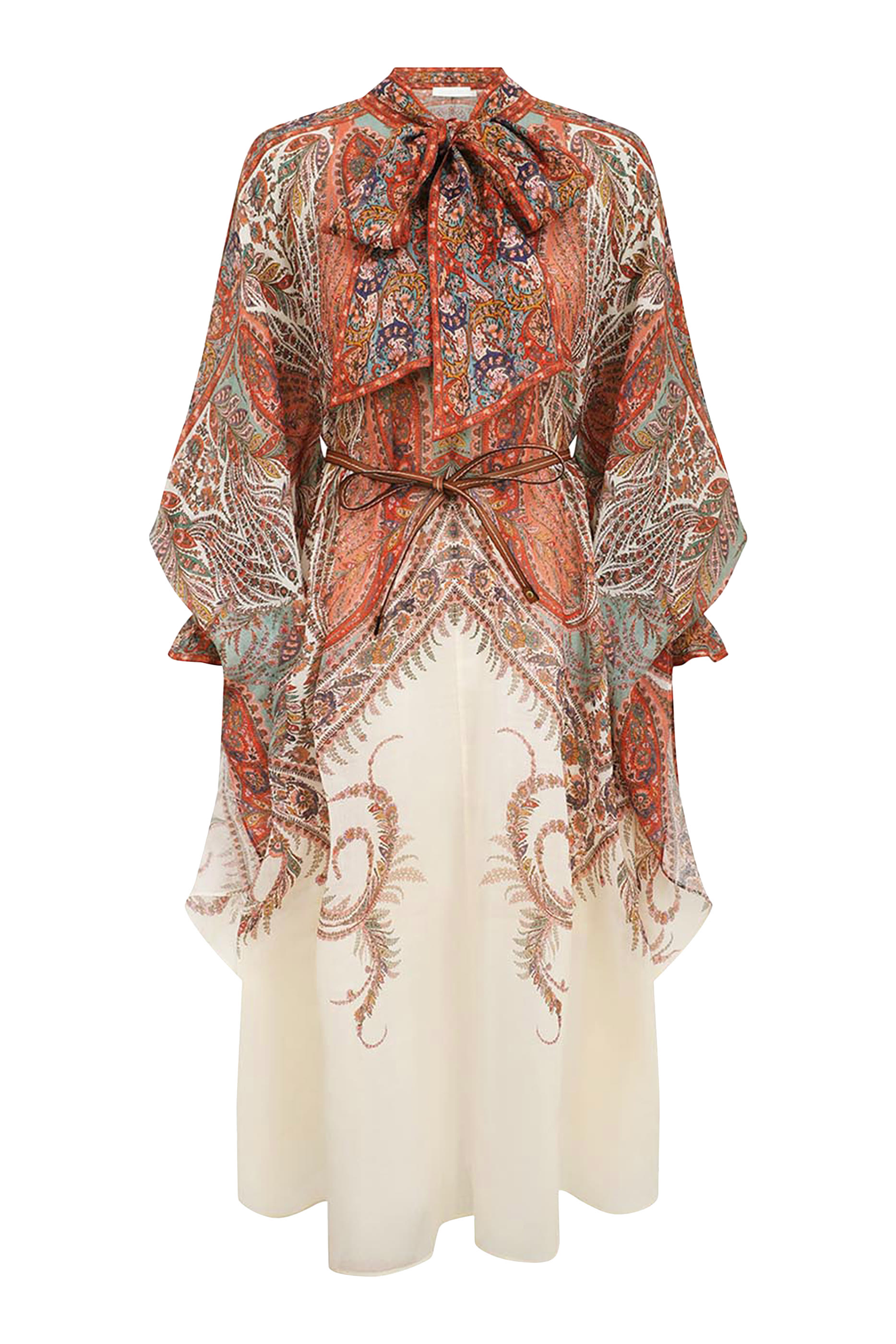 Rhiannon Tie Neck Midi Dress