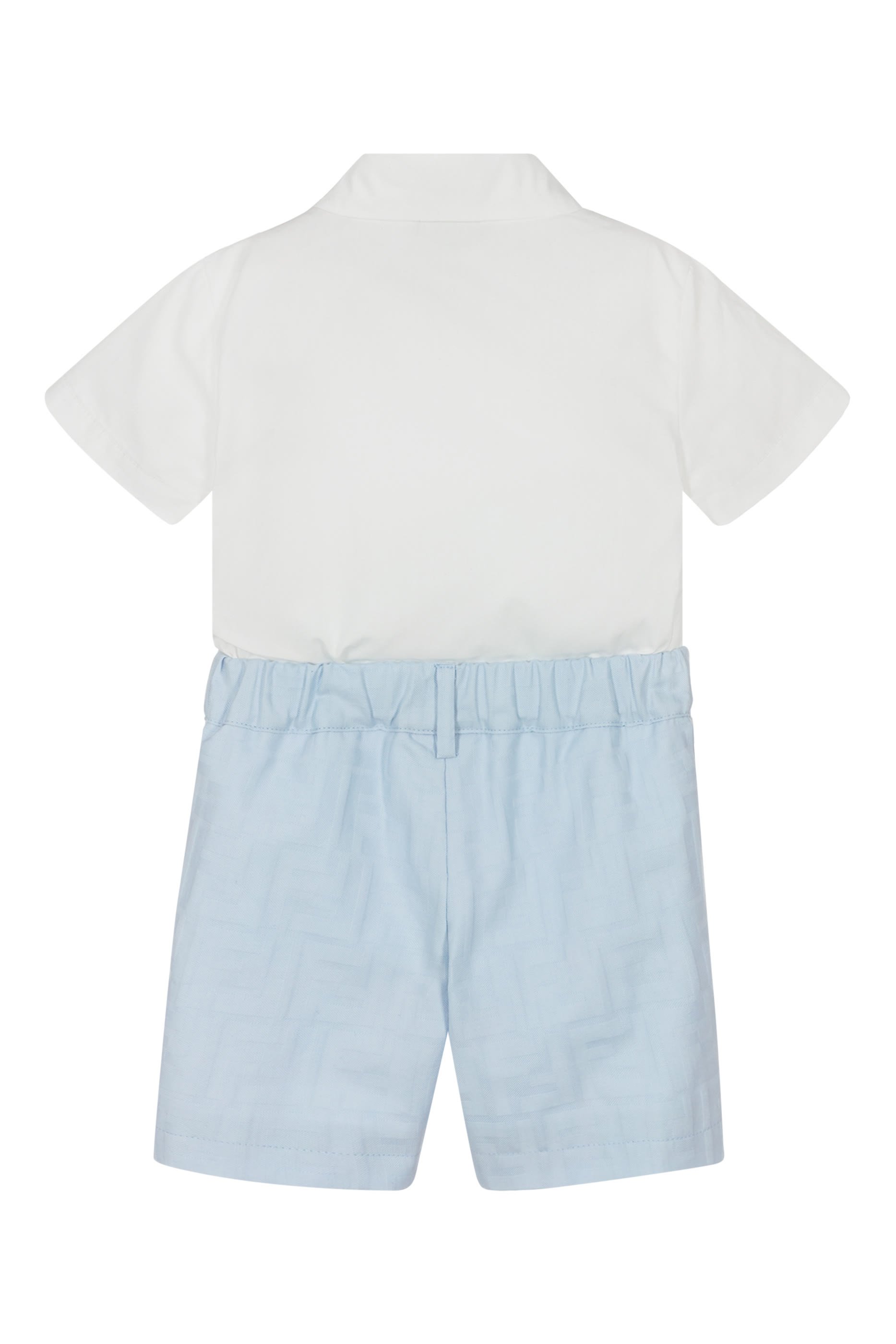 Kids Cotton Shirt & Shorts Set