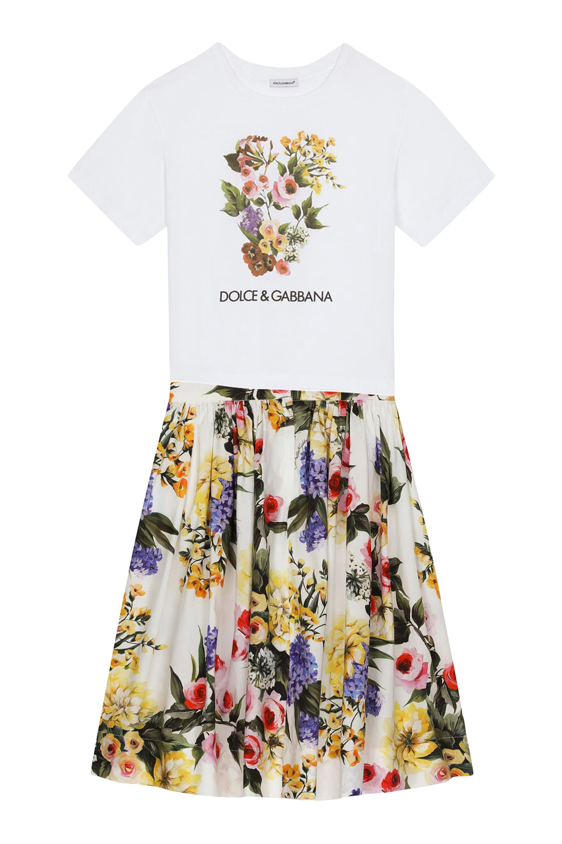 Kids Floral Print T-Shirt
