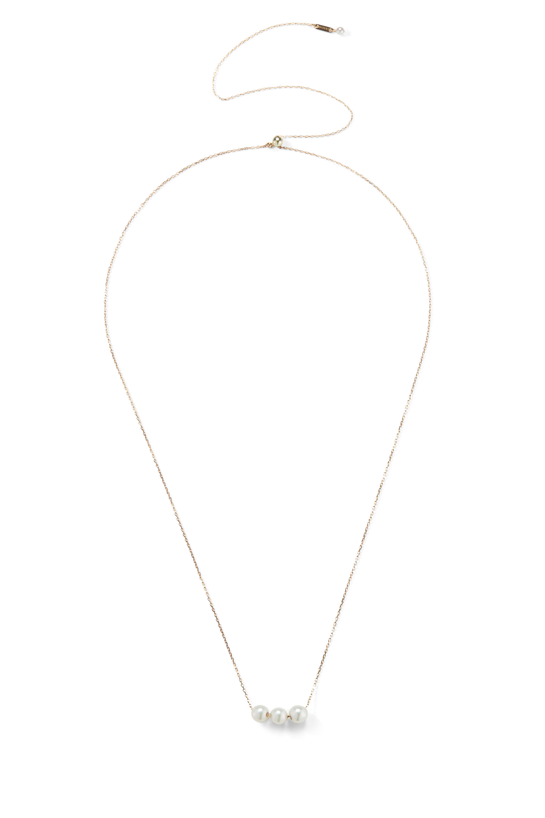 Pearl and Diamond Drop Necklace