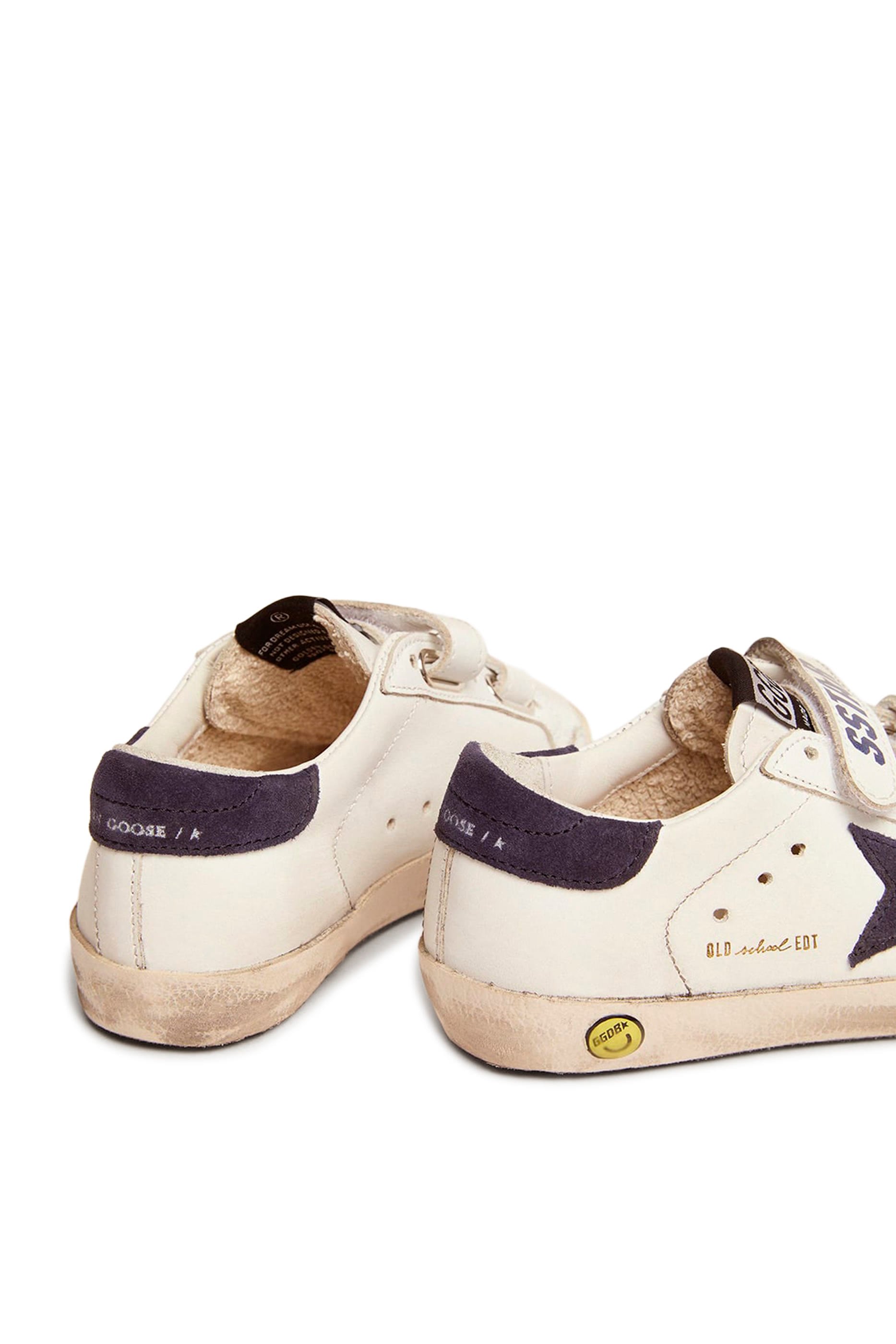 Kids Old School Leather Sneakers