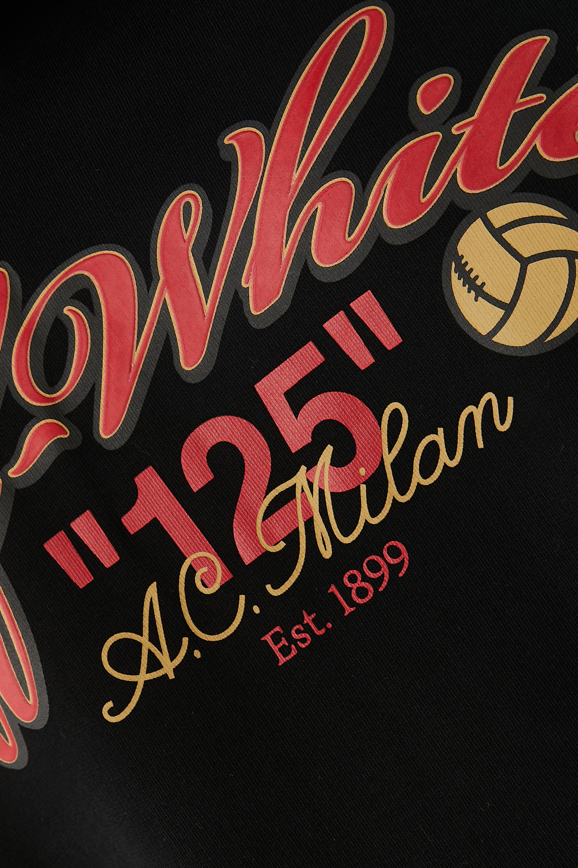 OW x A.C Milan Jersey Hoodie