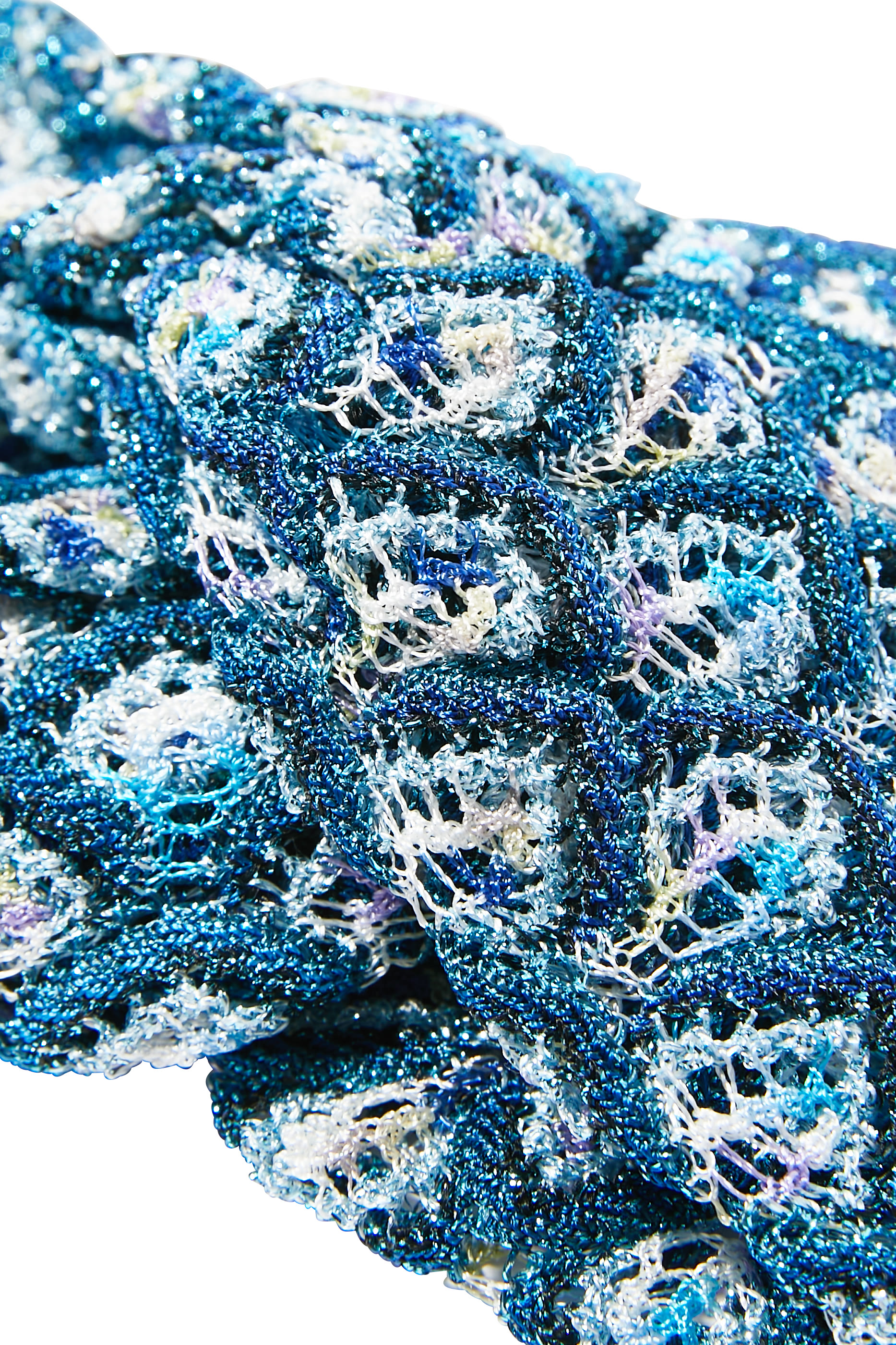 Exclusive Mare Lace Raschel Turban Headband