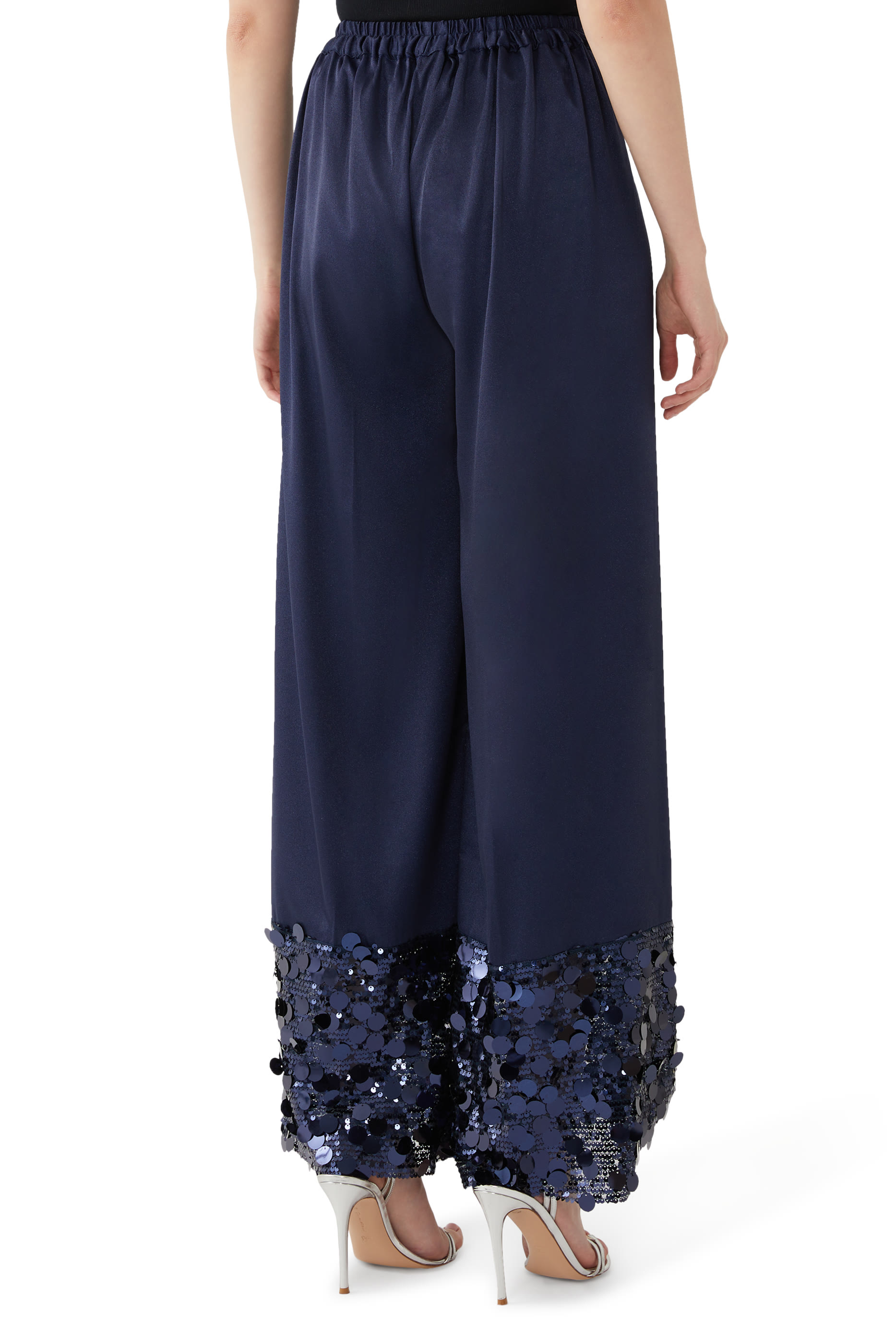 Dreamy Sequin Trim Trousers