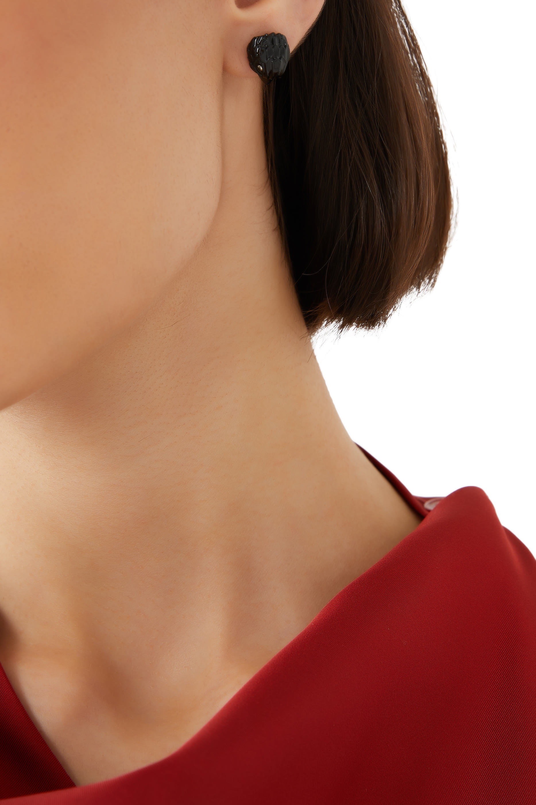 Enamel Eagle Stud Earrings