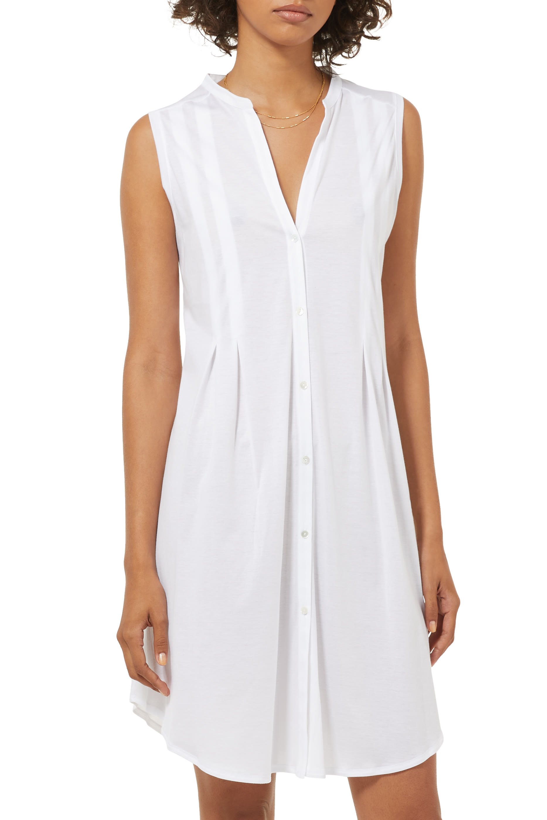 Sleeveless Cotton Nightdress
