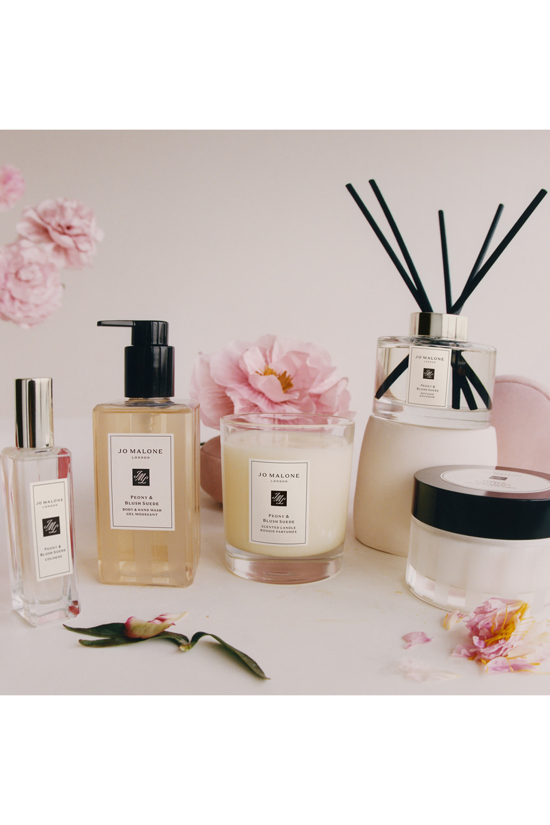Peony and Blush Suede Body and Hand Wash
