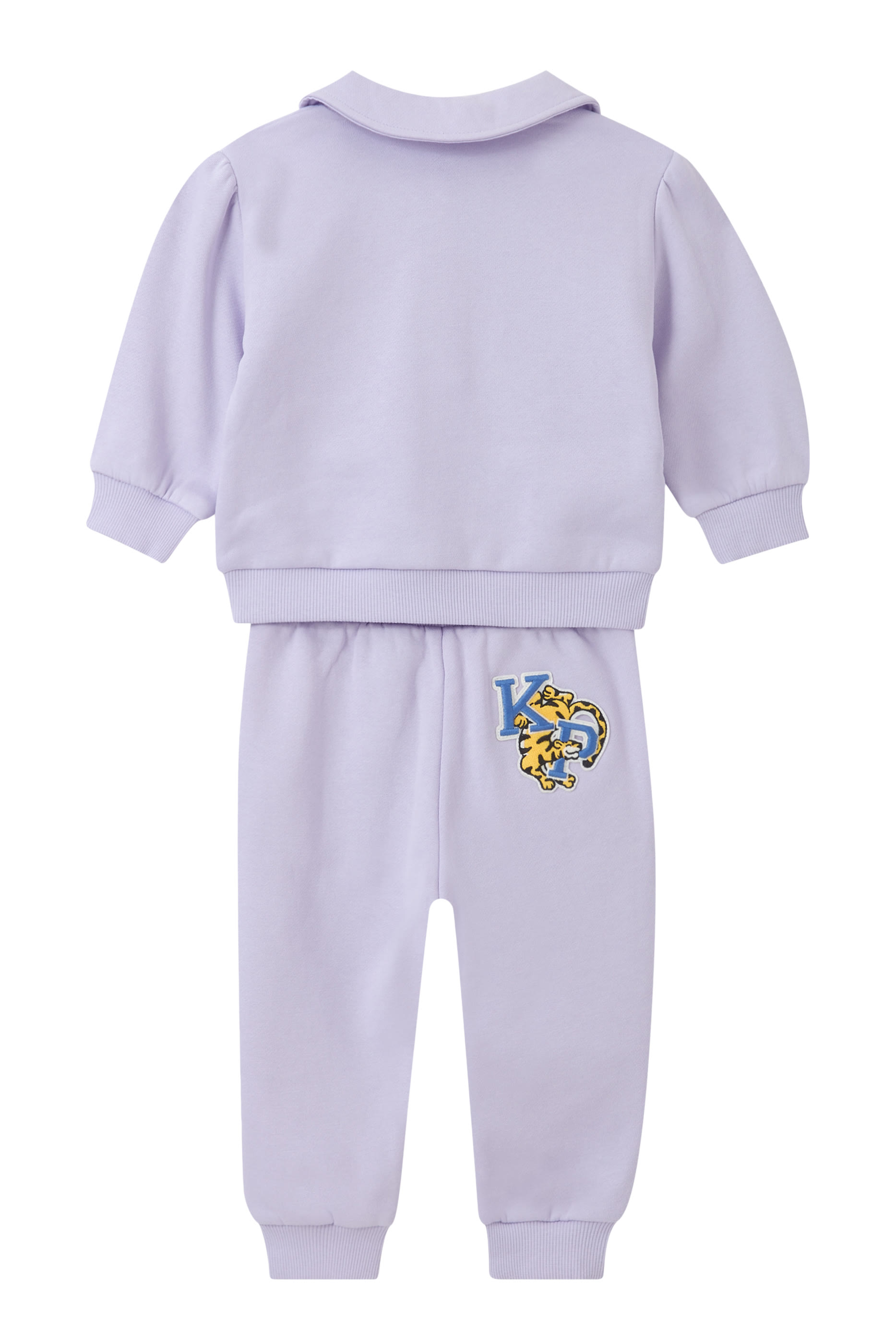 Kids Embroidered Sweater and Trousers Set