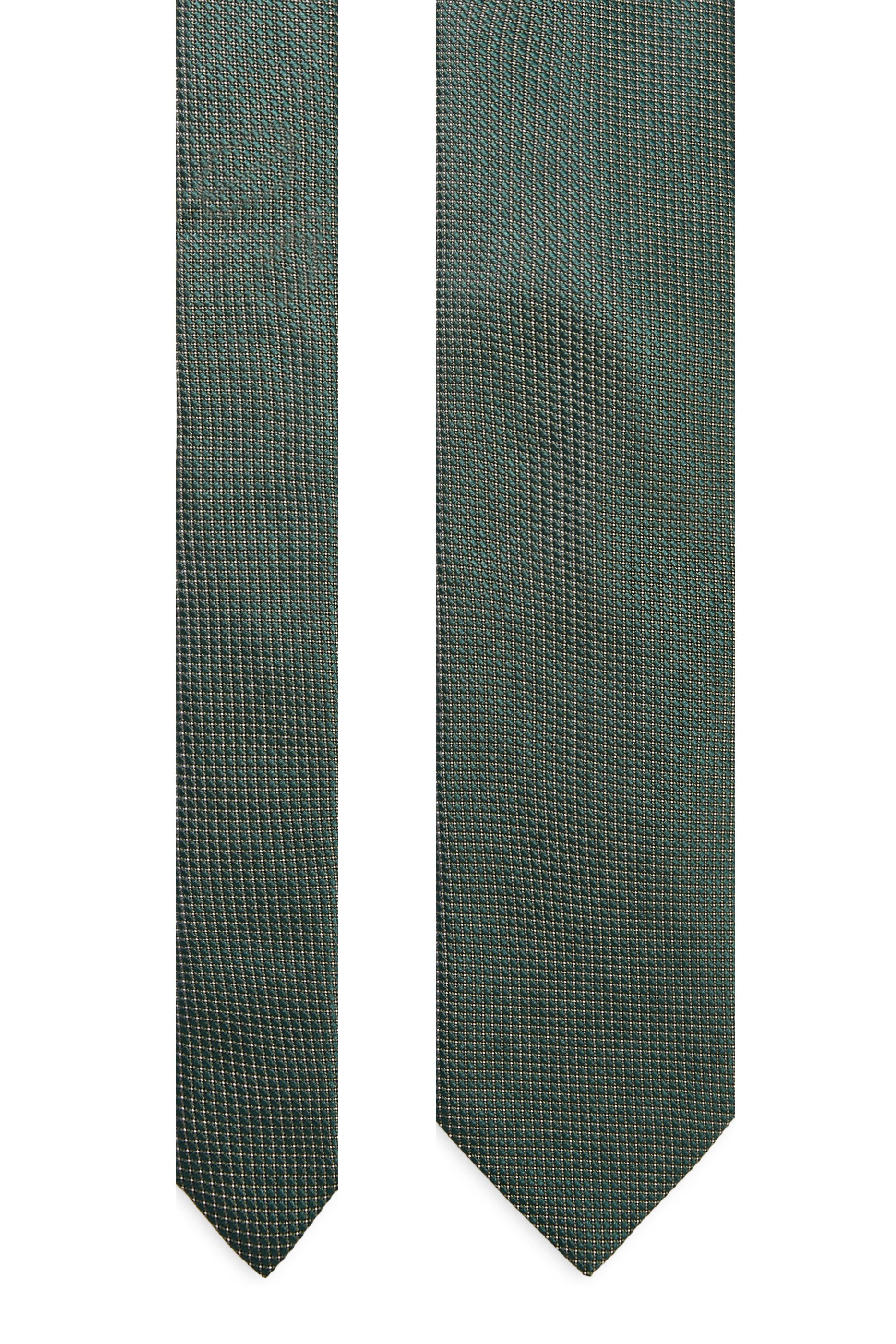 Pin-Dot Woven Silk Tie