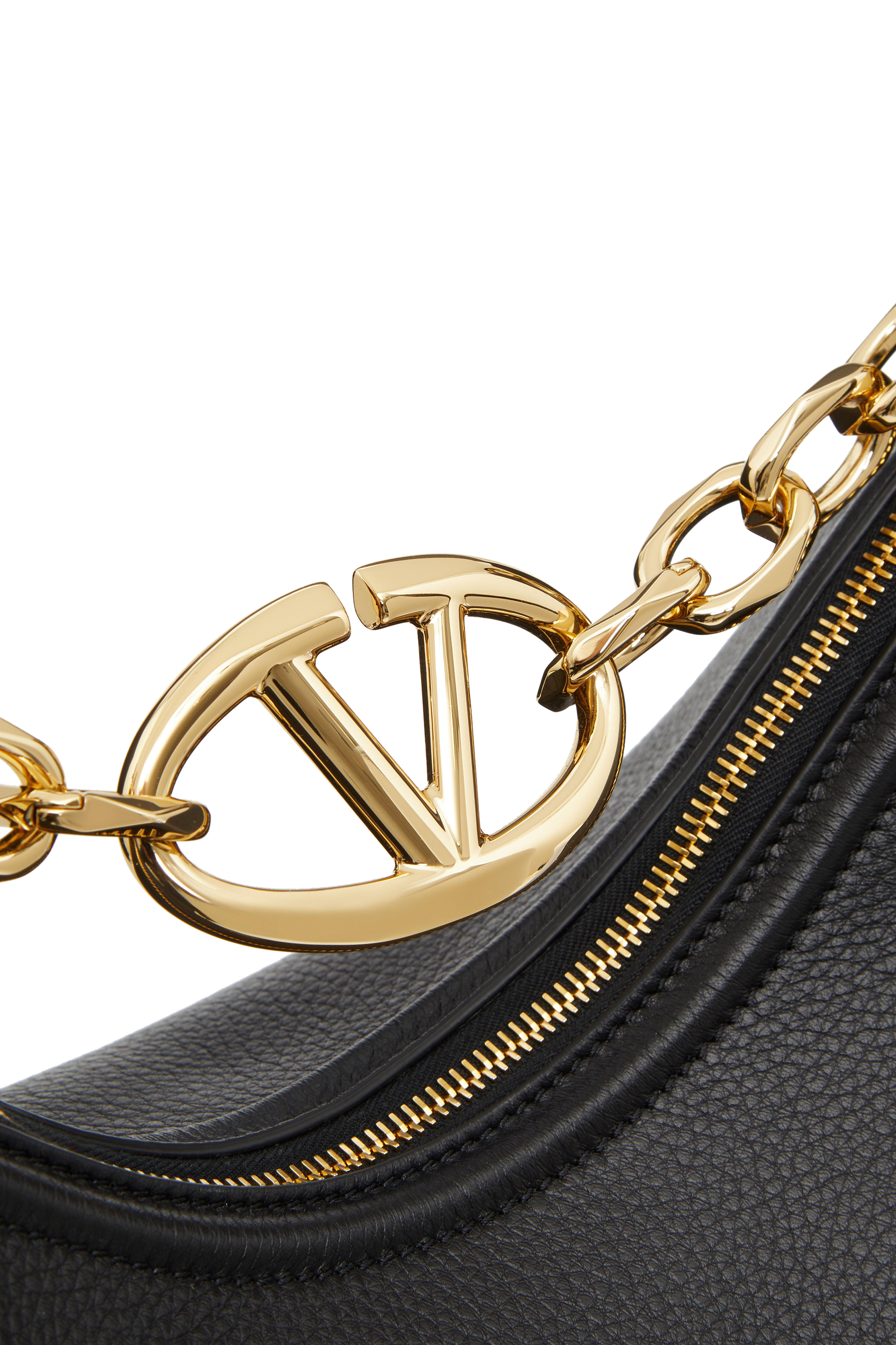 Vlogo Medium Moon Shoulder Bag