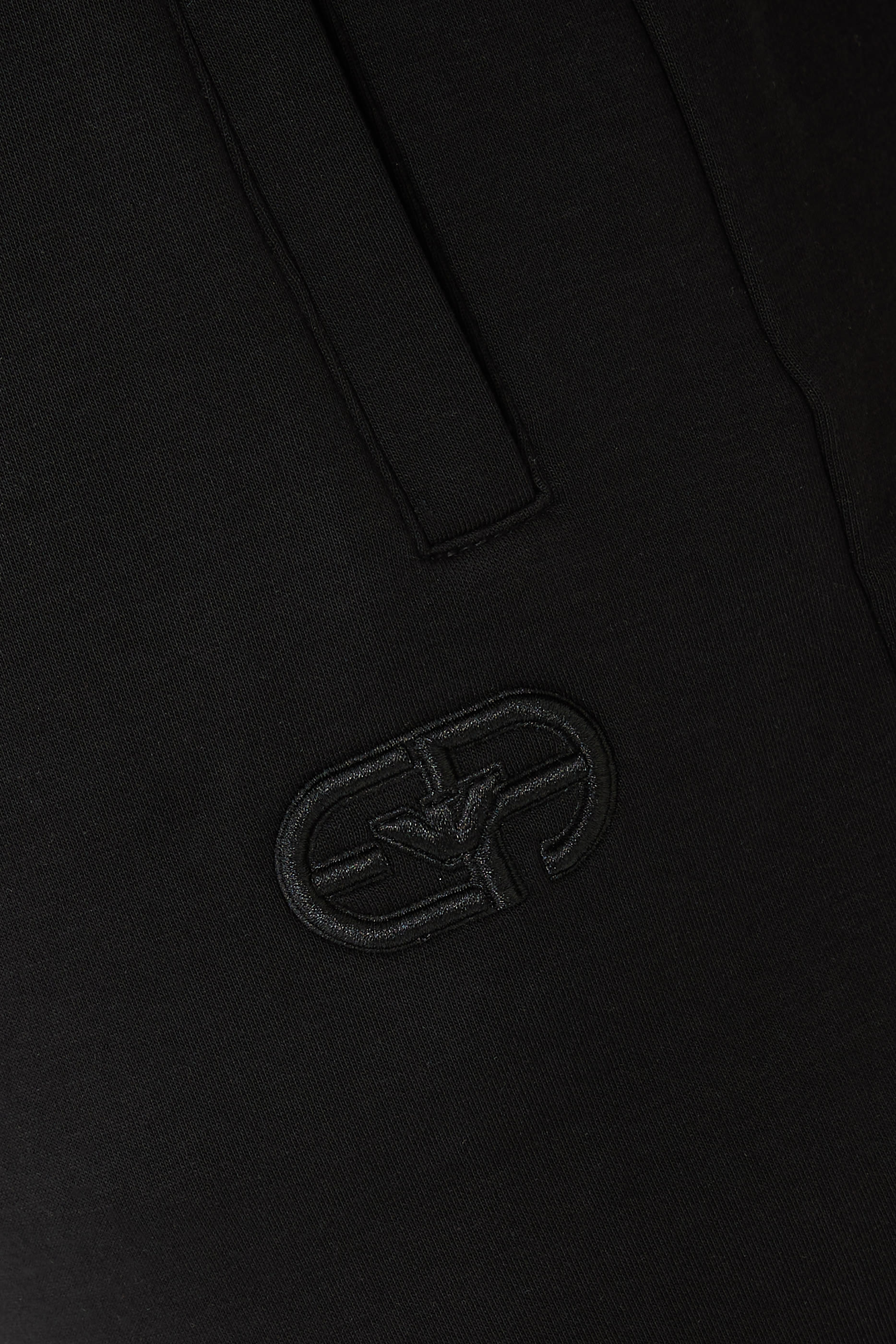 Embroidered EA Logo Double-Jersey Joggers