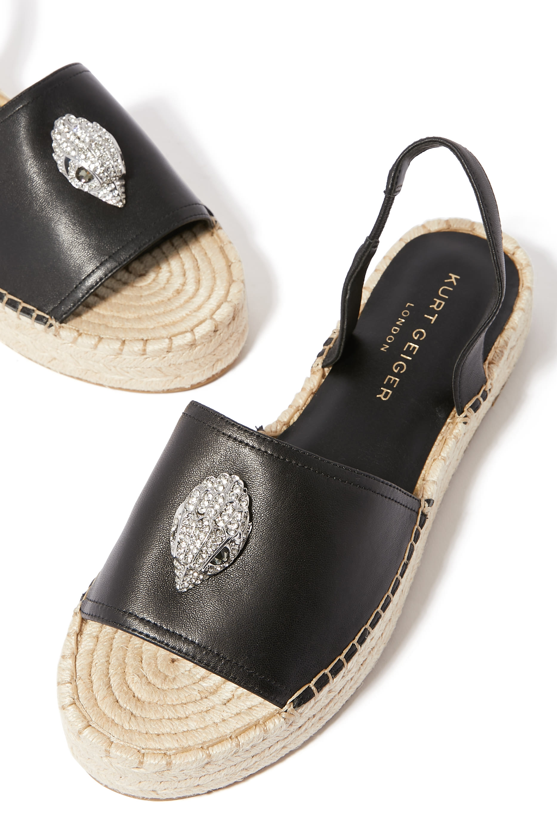 Kensington Leather Espadrilles