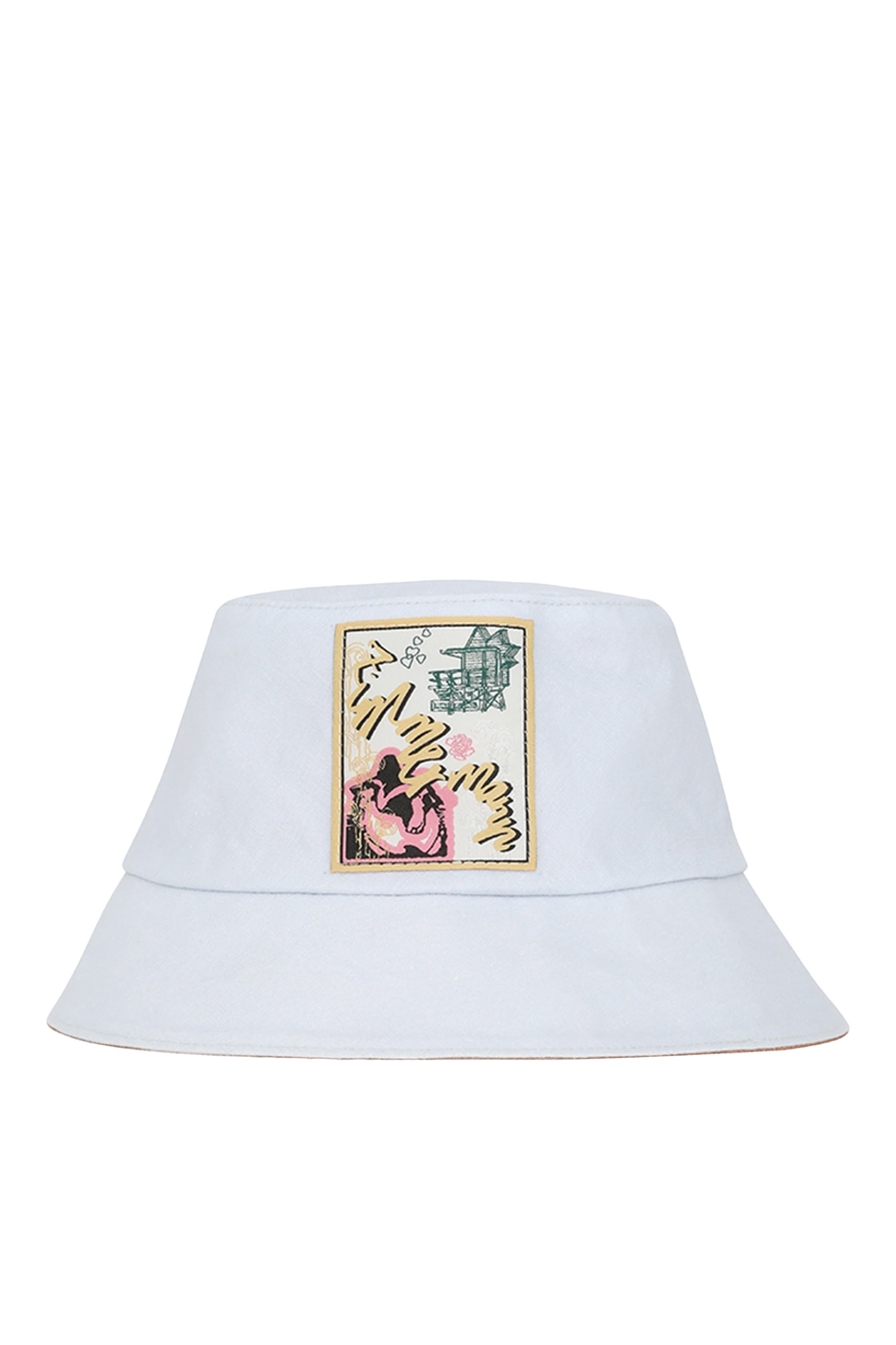 Printed Canvas Bucket Hat