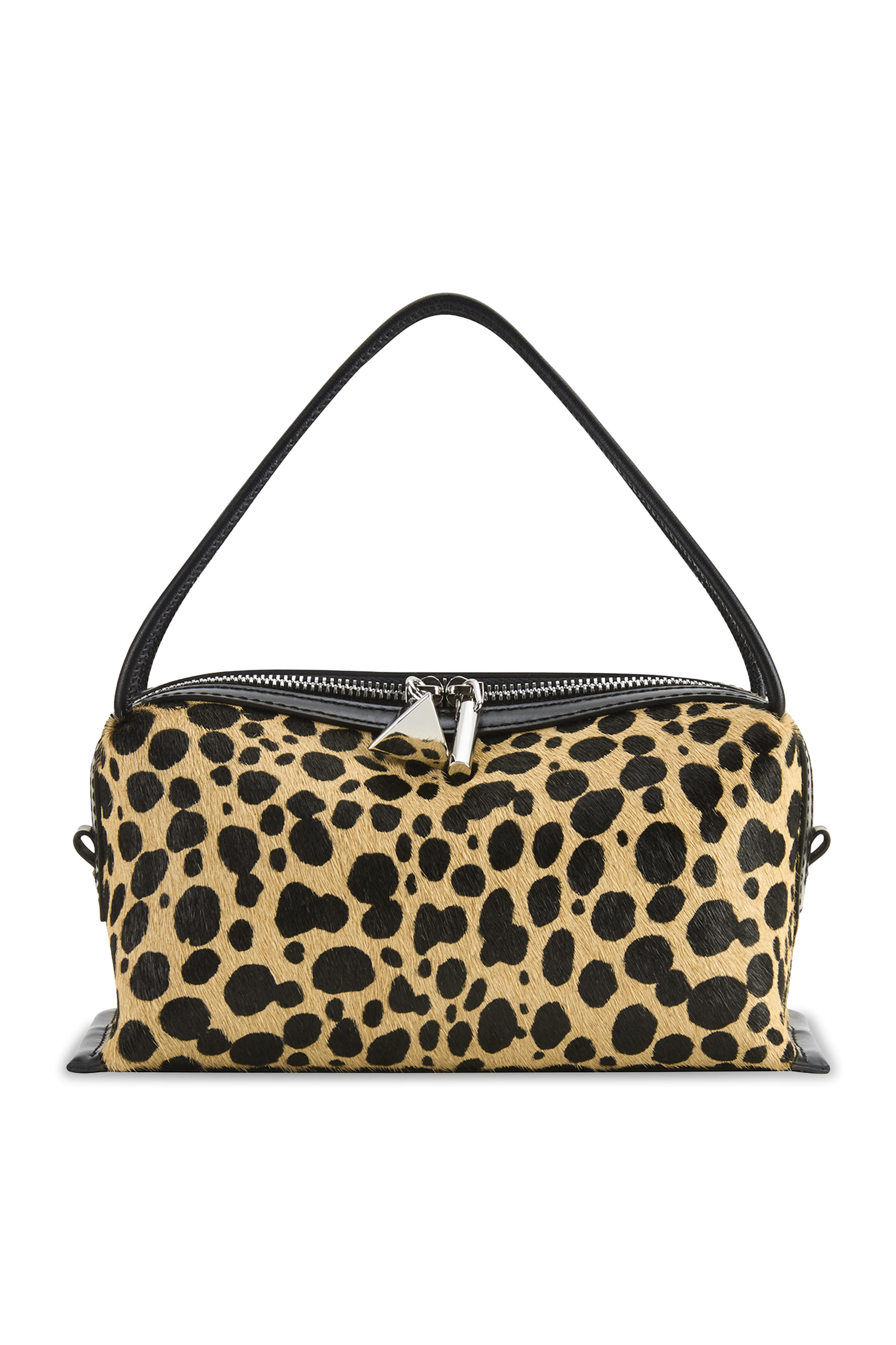 Cheetah Calf Hair Caf&eacute; Mini Bag 