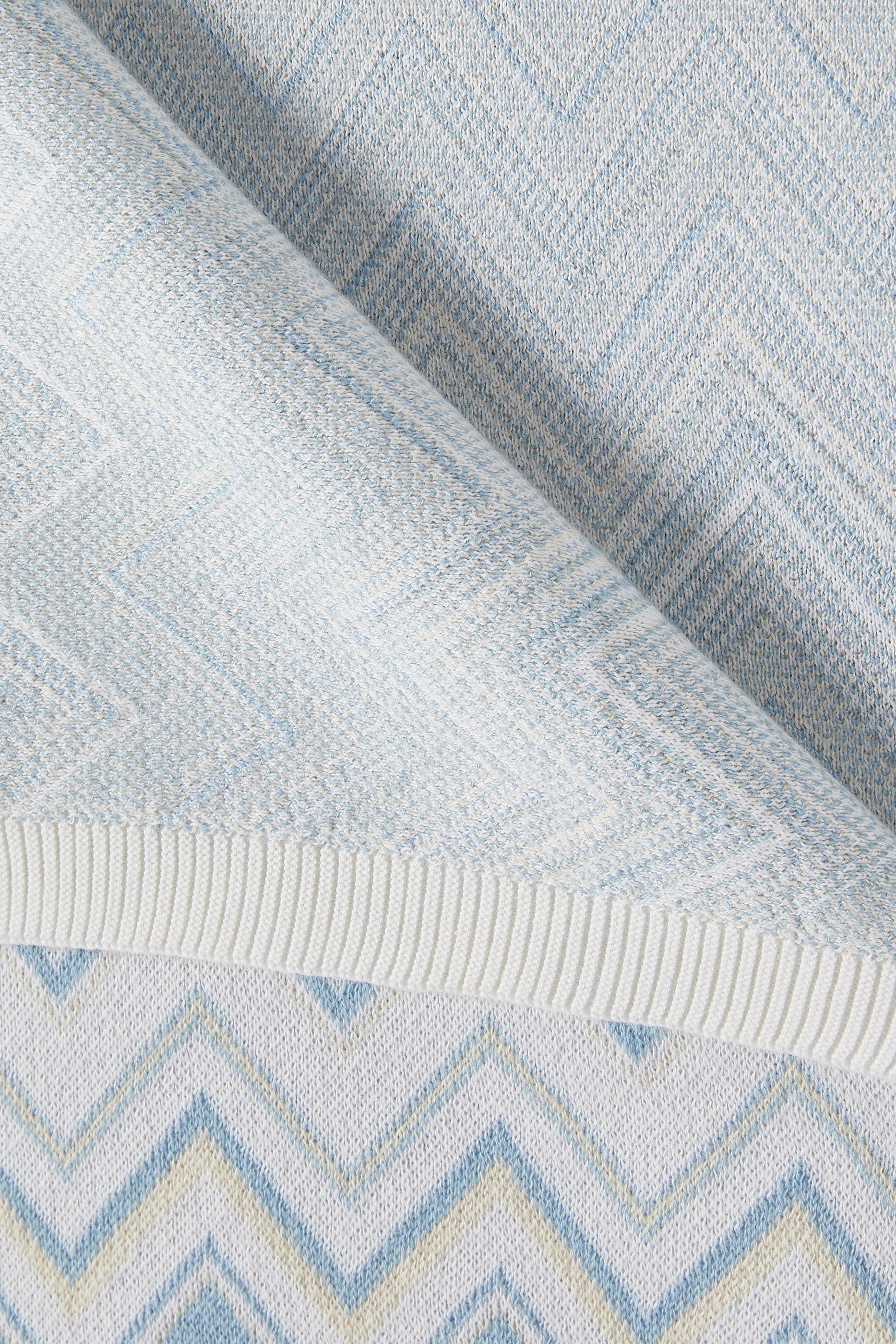 Kids Zigzag Stretch Cotton Blanket