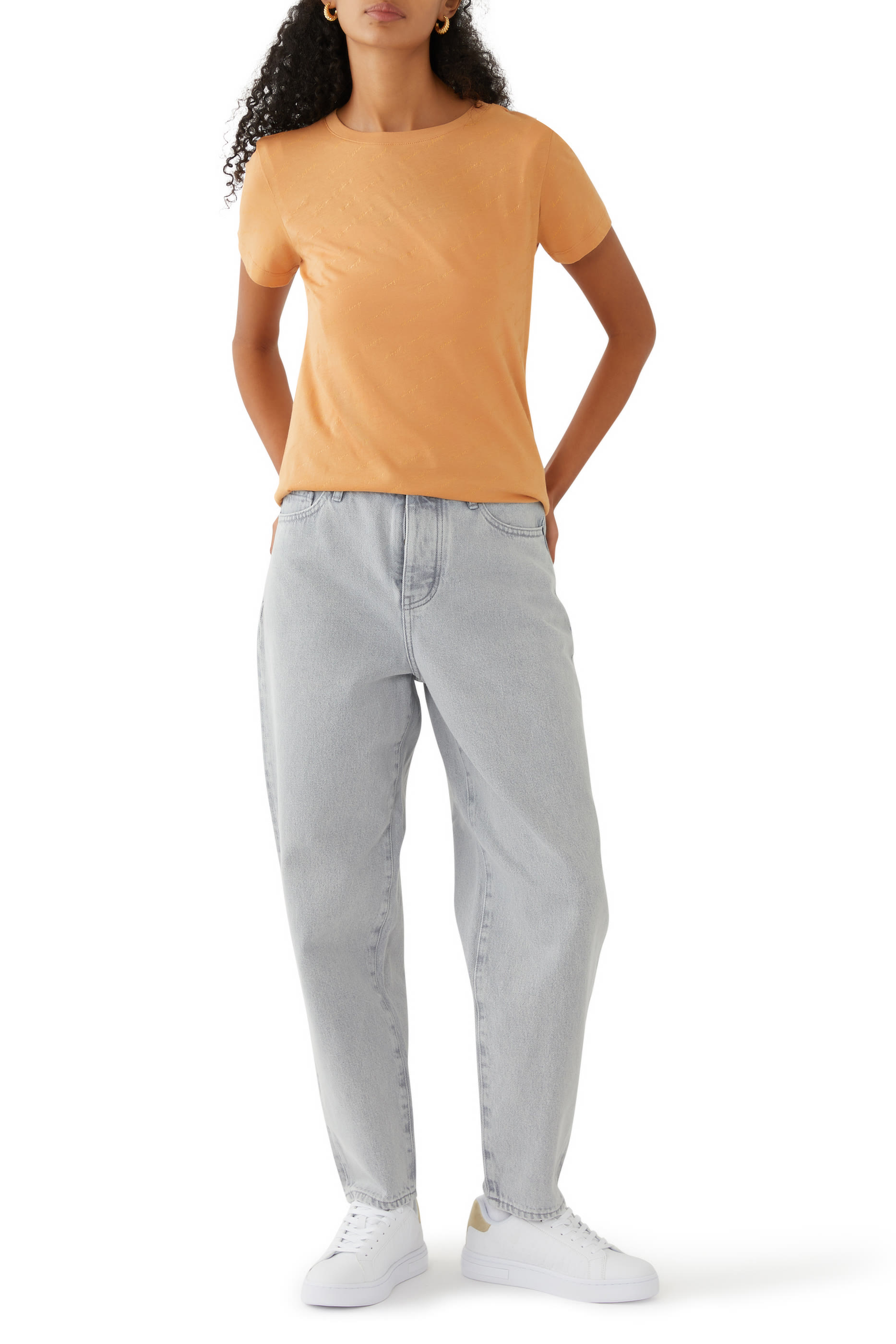 Ophelia New York Logo Cotton-Jersey T-Shirt