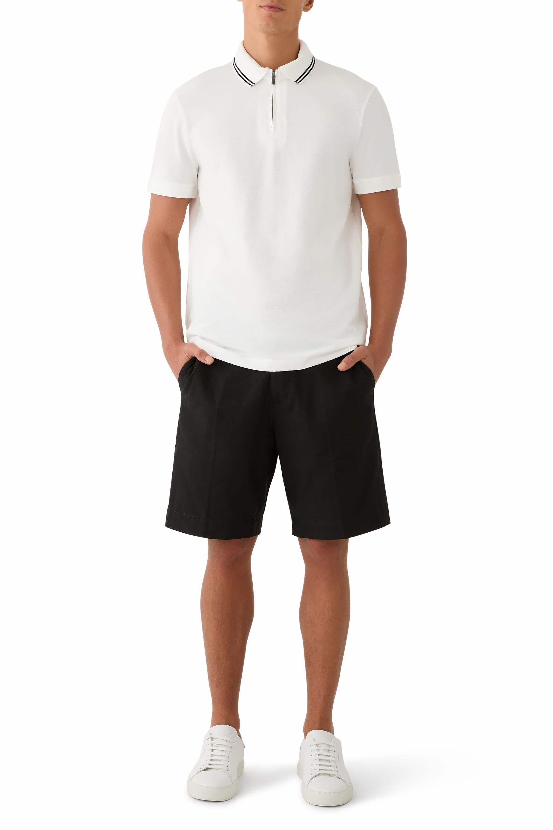 Marina Half Zipper Polo Shirt