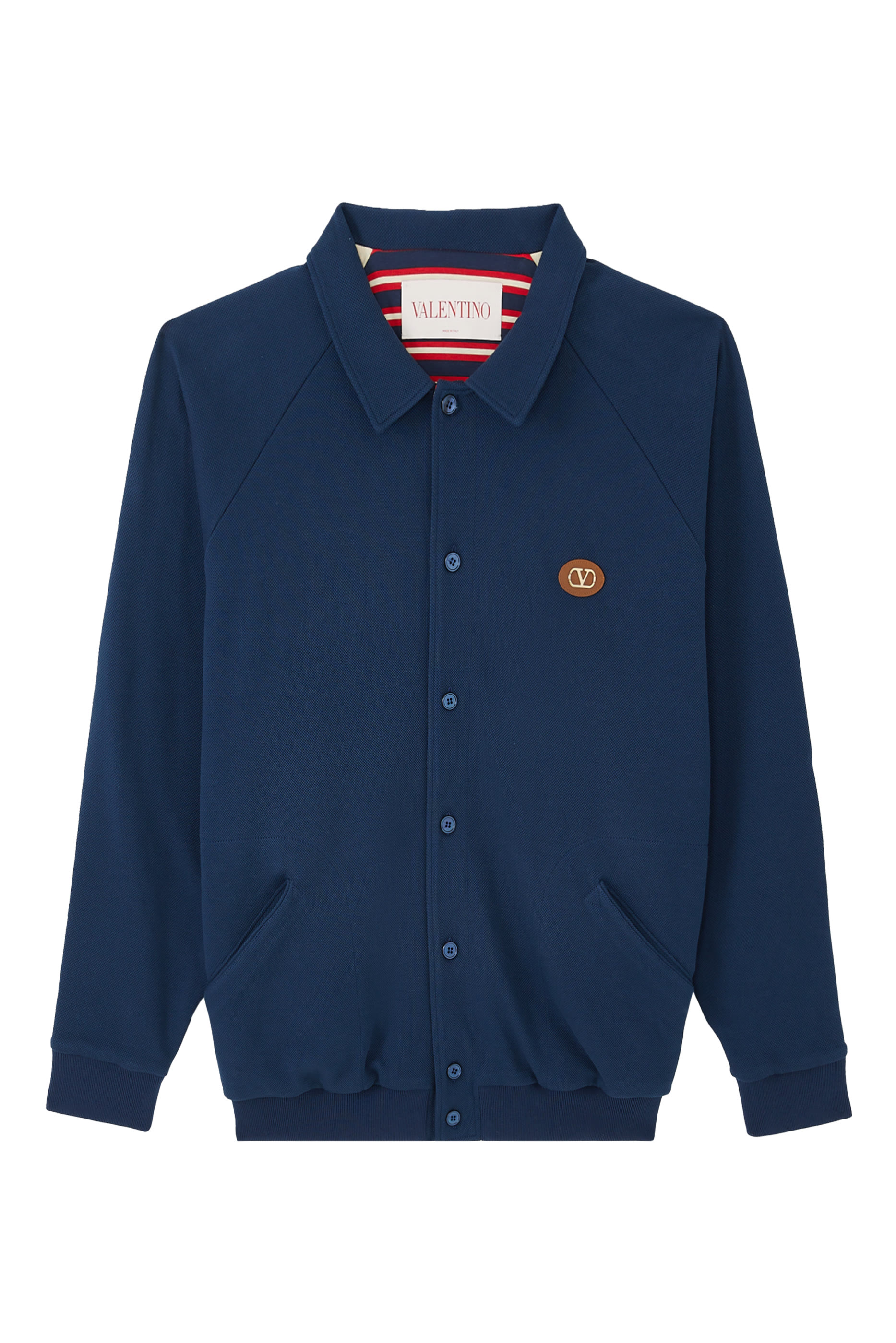 VLogo Patch Shirt Jacket