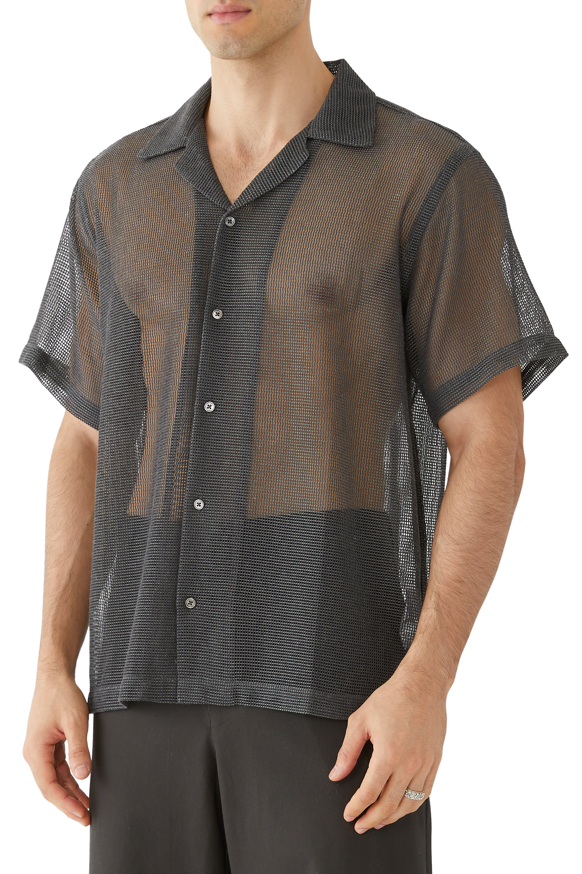 Canty Mesh Short Sleeve Shirt