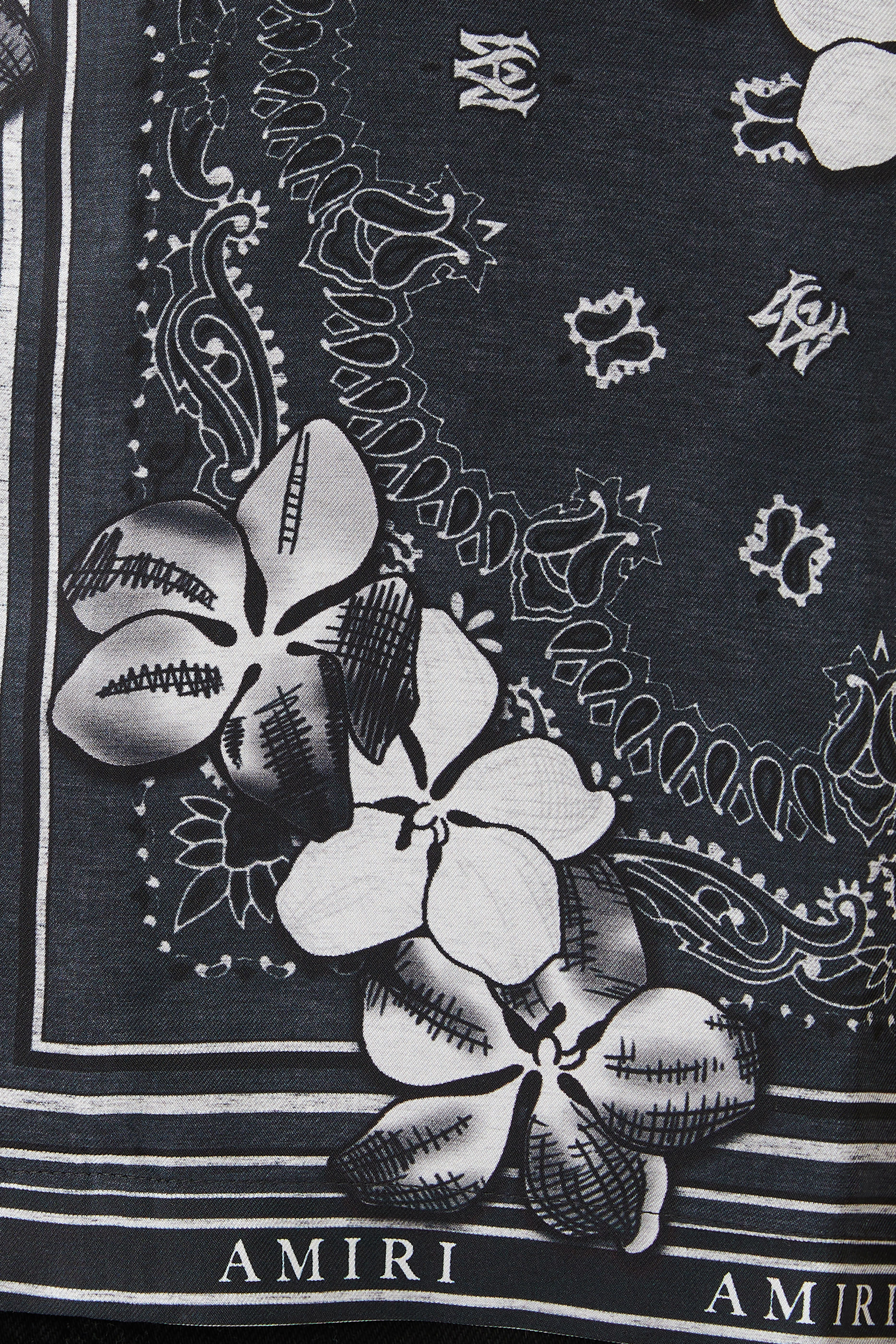 Bandana Floral Bowling Shirt