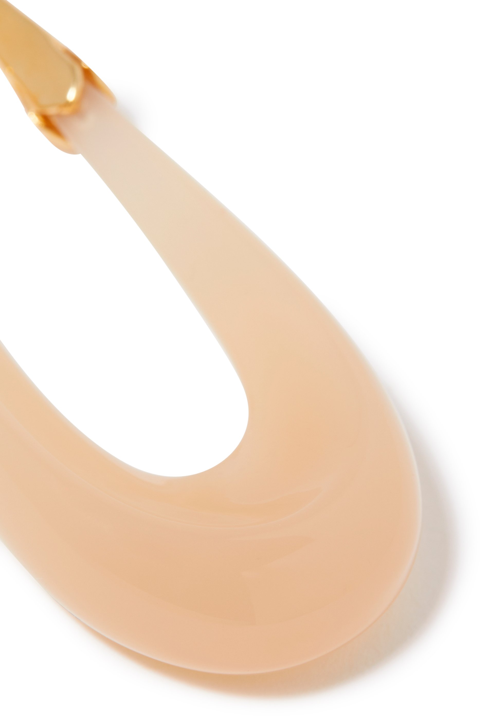 Ecume Drop Earrings, 24k Gold-Plated Brass & Resin