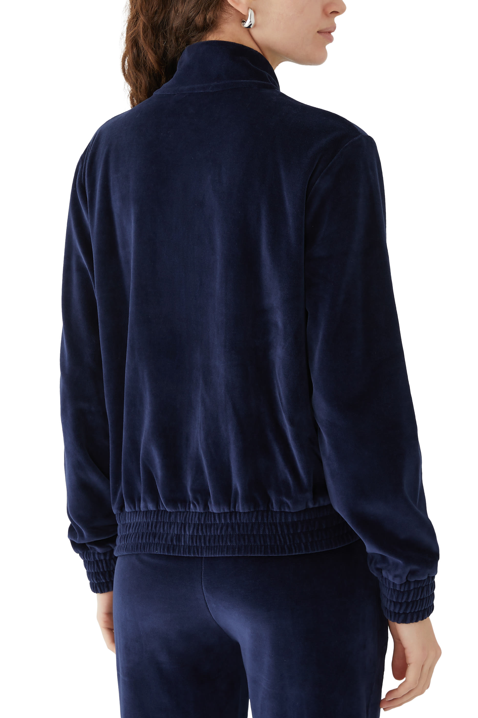 NY Crest Velour Track Jacket