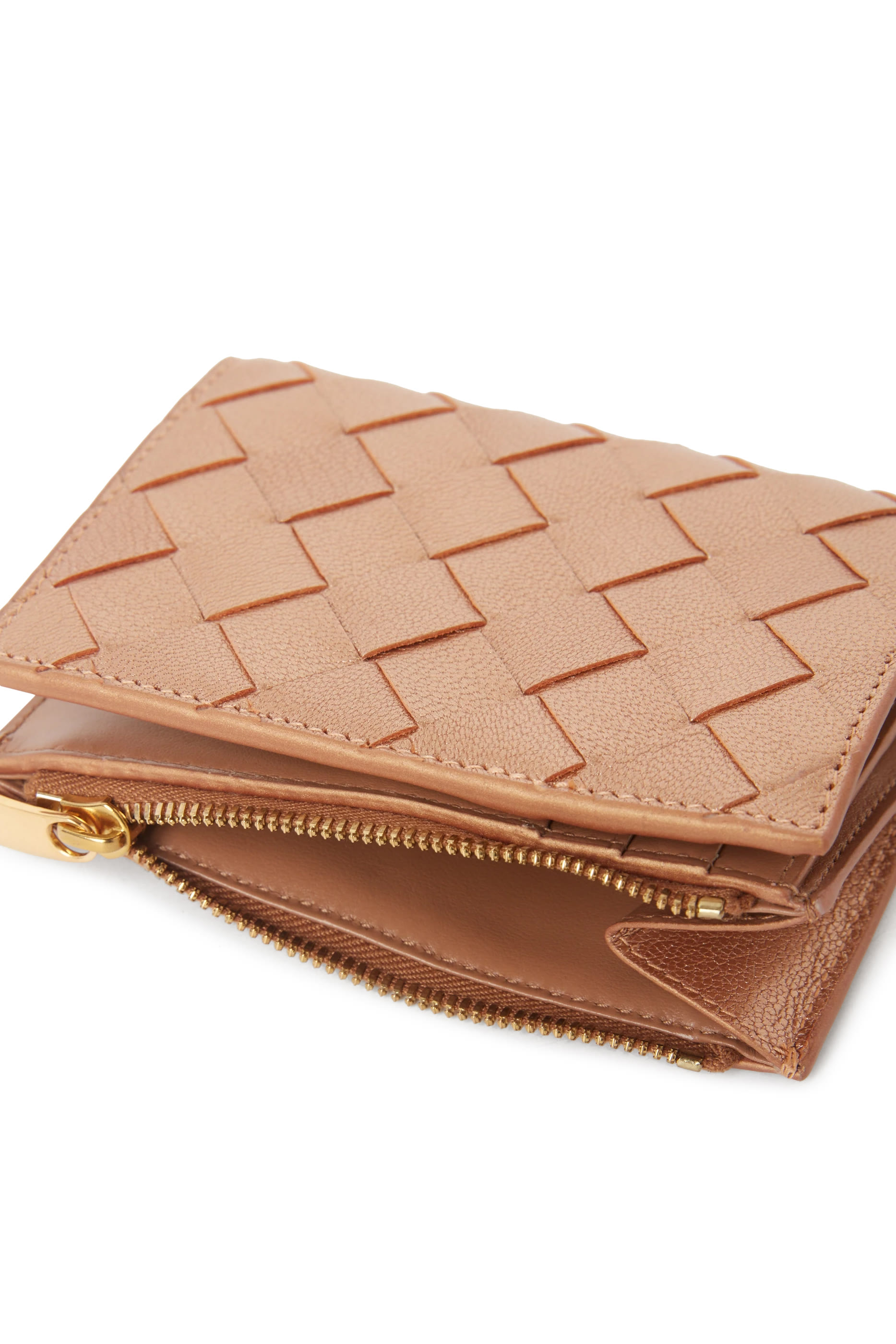 Intrecciato Small Bi-Fold Wallet 