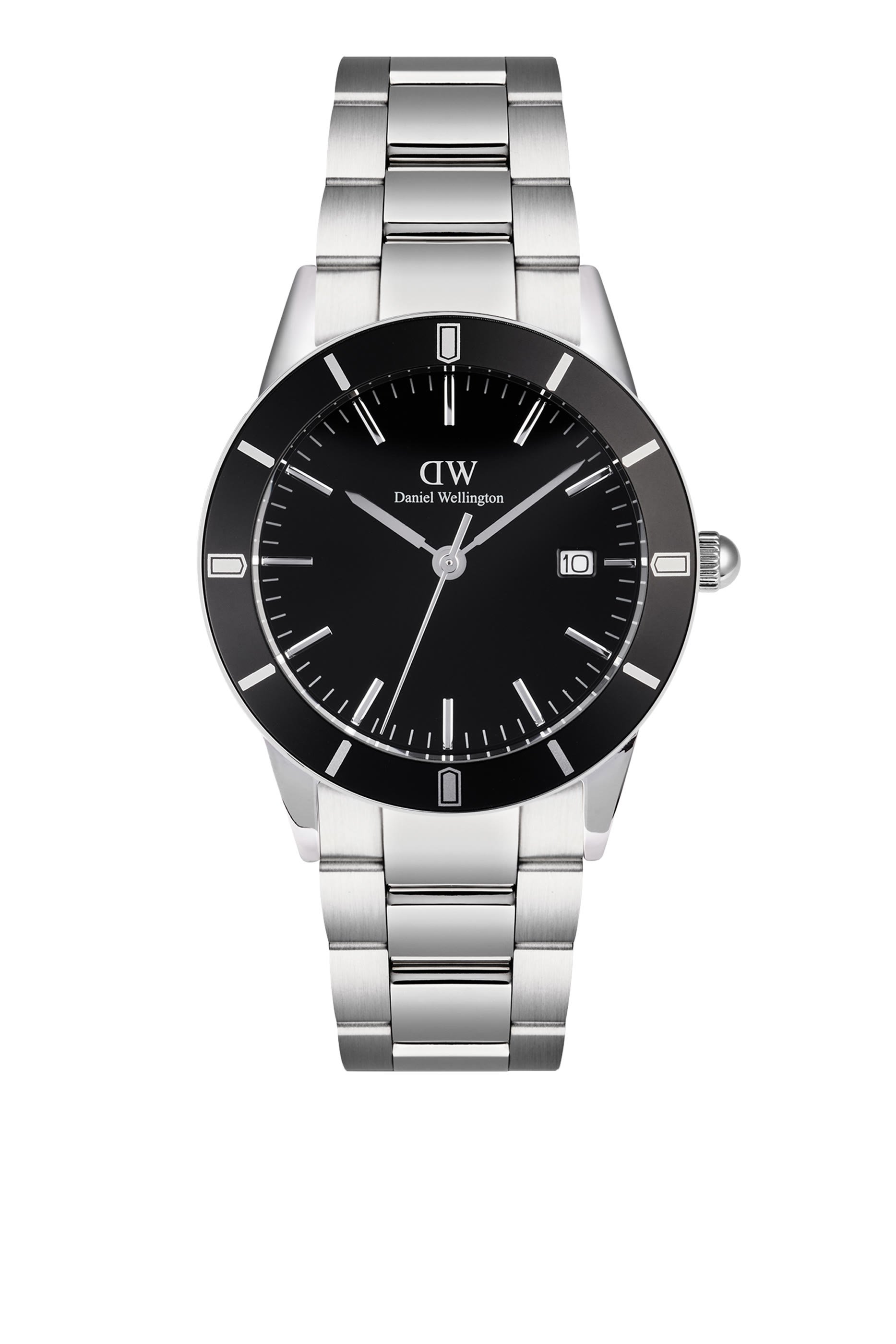 Iconic Paradigma Link Black Enamel Watch