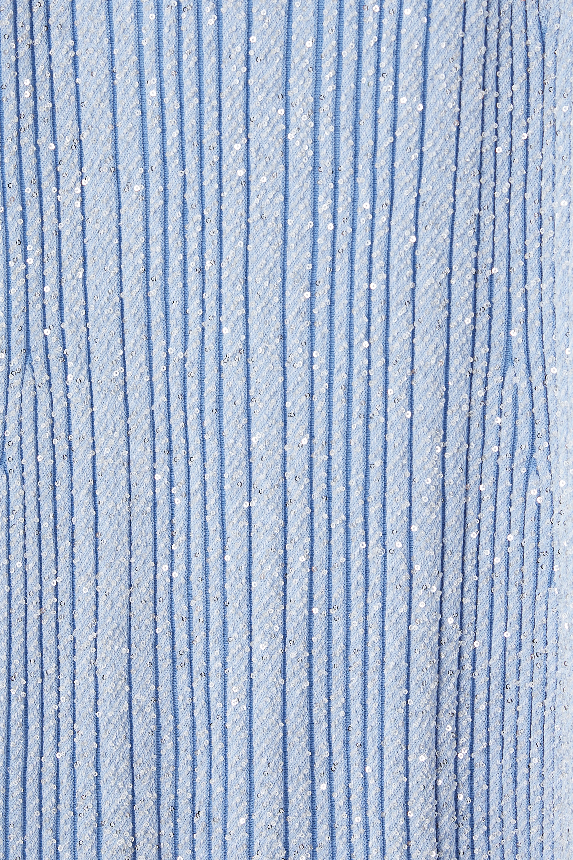 Partialized Knit Sequinned Sleeveless Maxi Dress