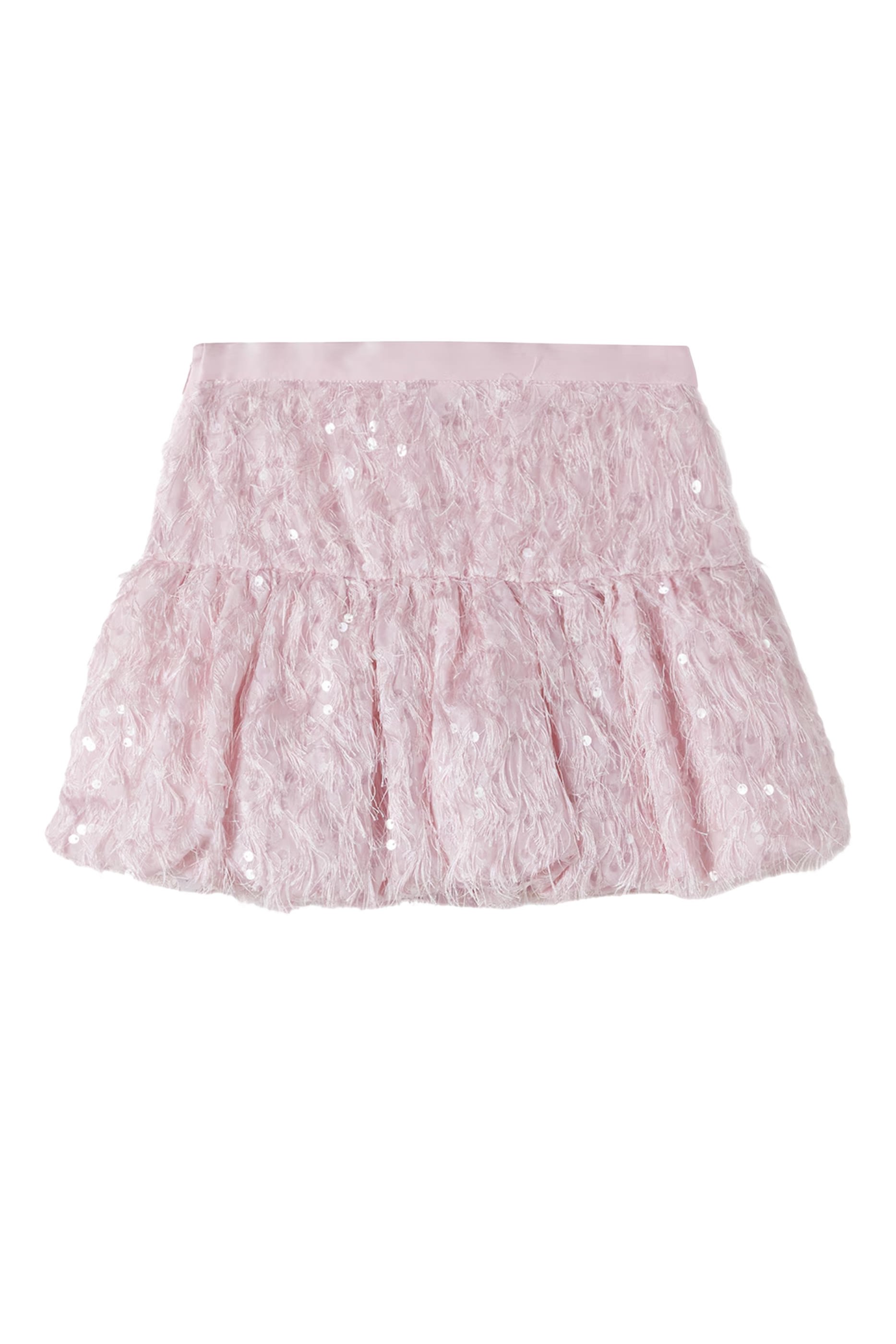 Kids Sequin and Feather Skirt
