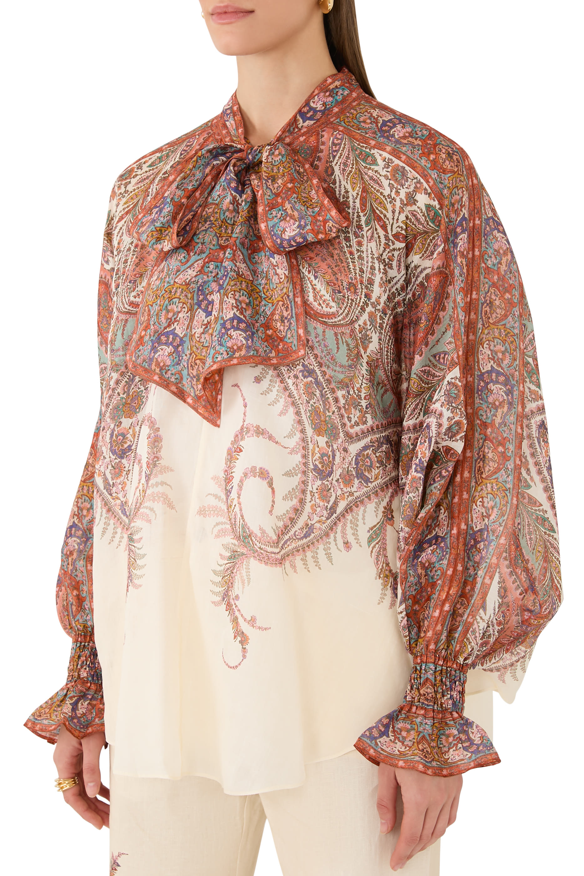 Rhiannon Tie Neck Blouse