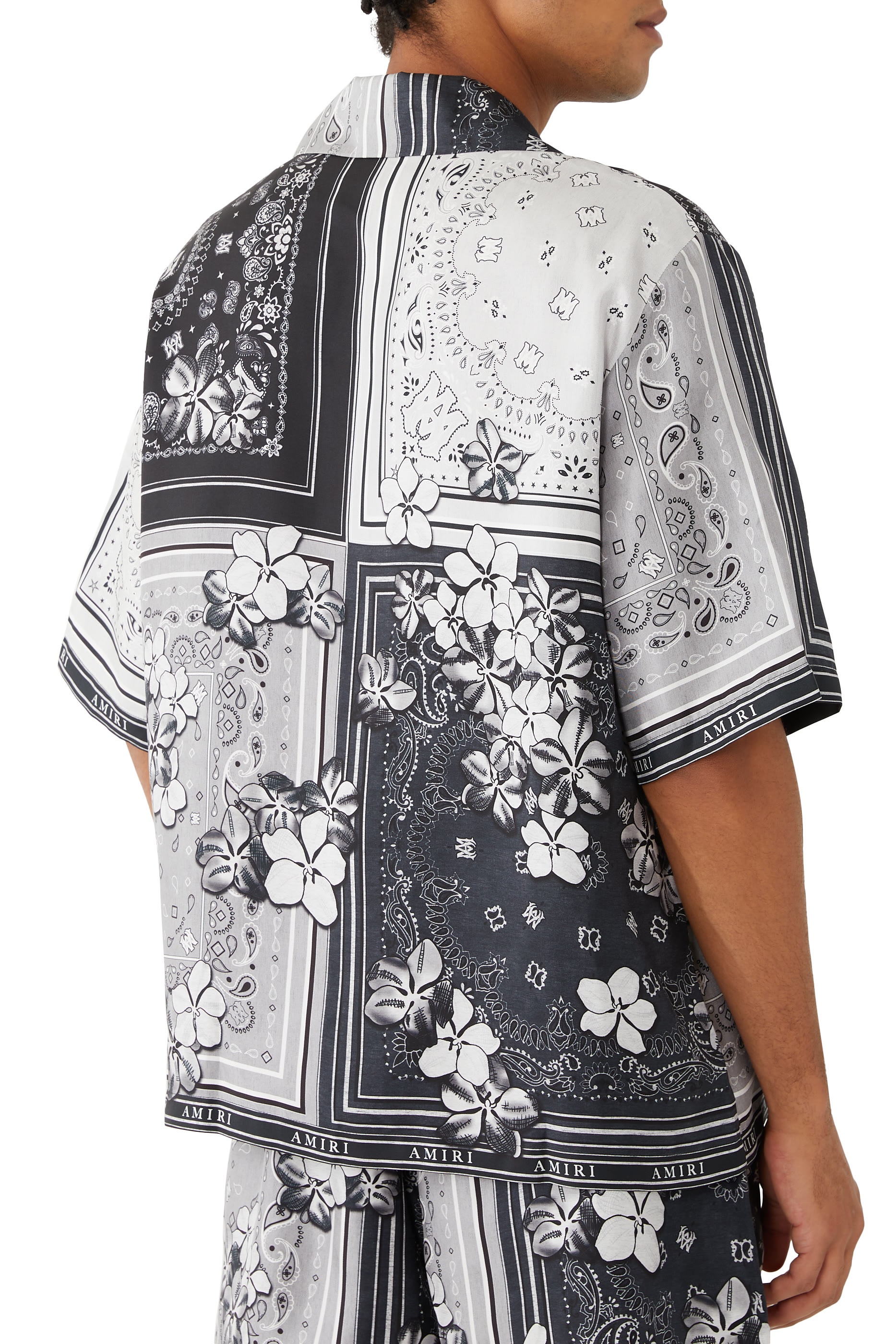 Bandana Floral Bowling Shirt