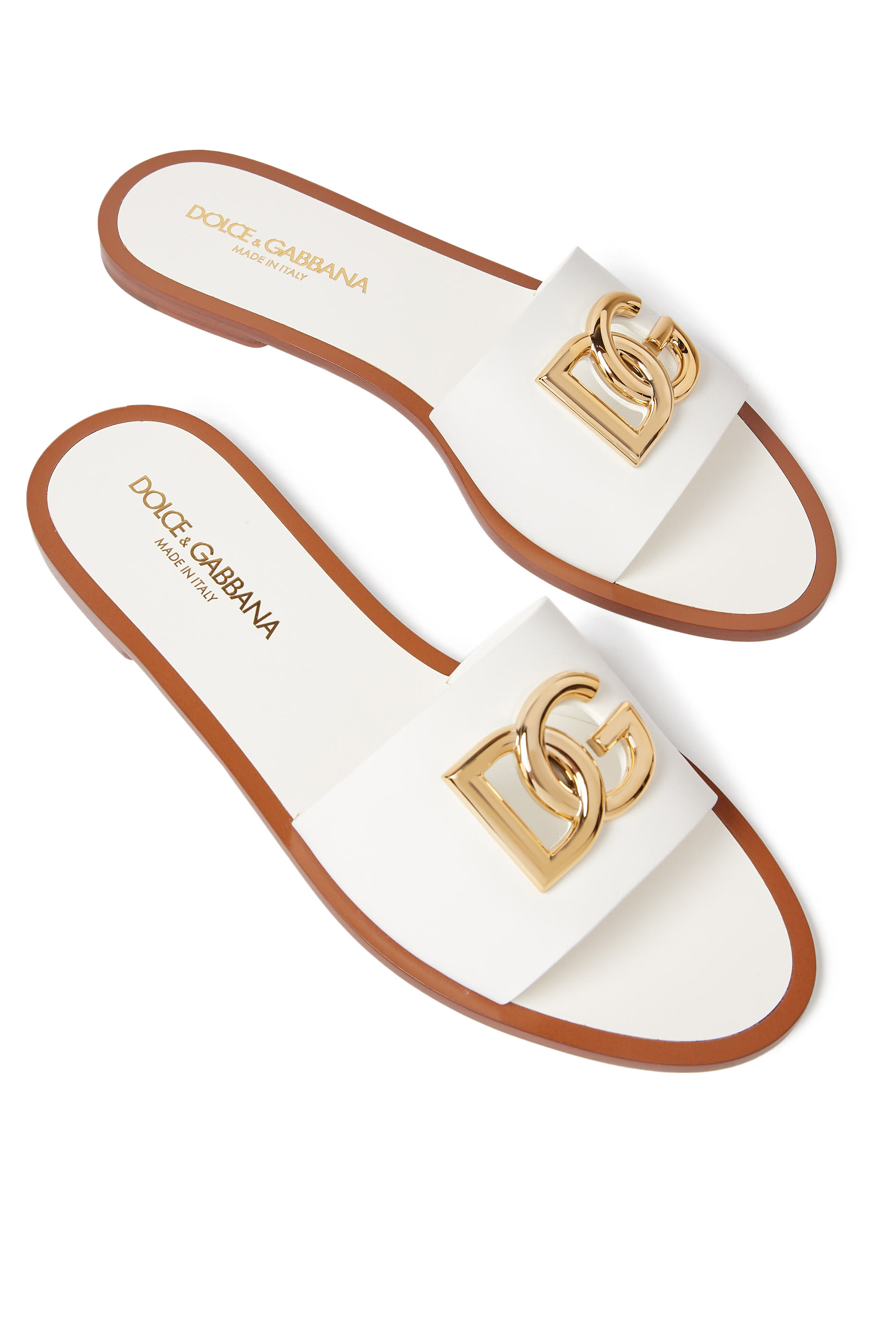 DG Logo Calfskin Slides