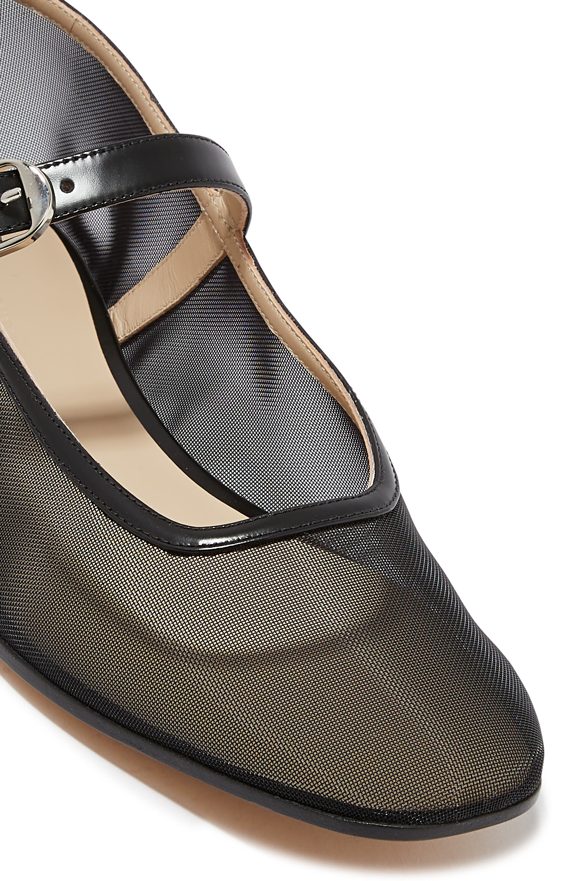 Mary Jane Ballerina Mesh Sandals