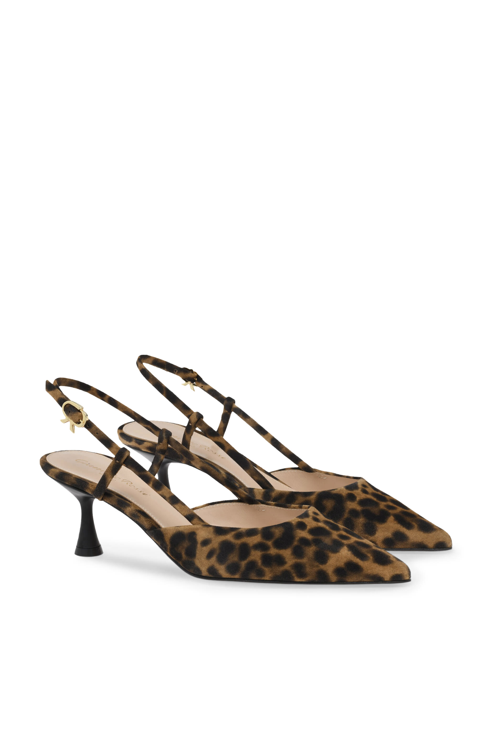 Ascent Leopard Print 55 Slingback Pumps