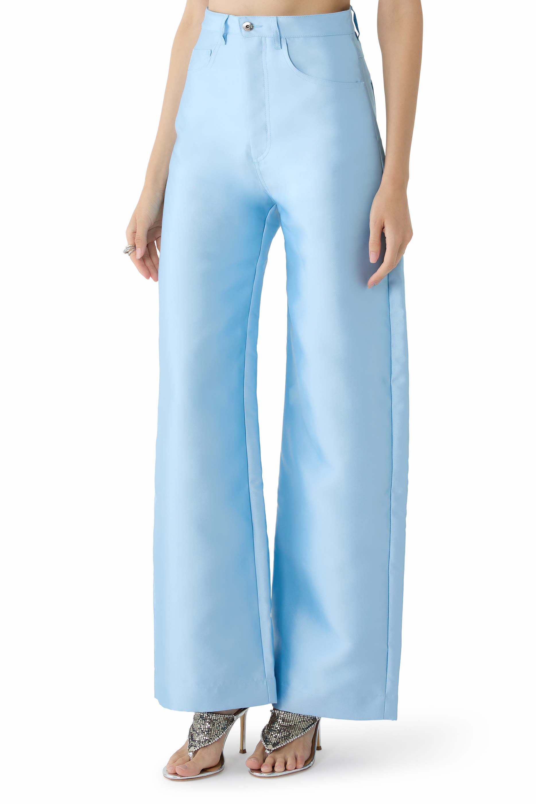 Boyfriend Wide-Leg Pants
