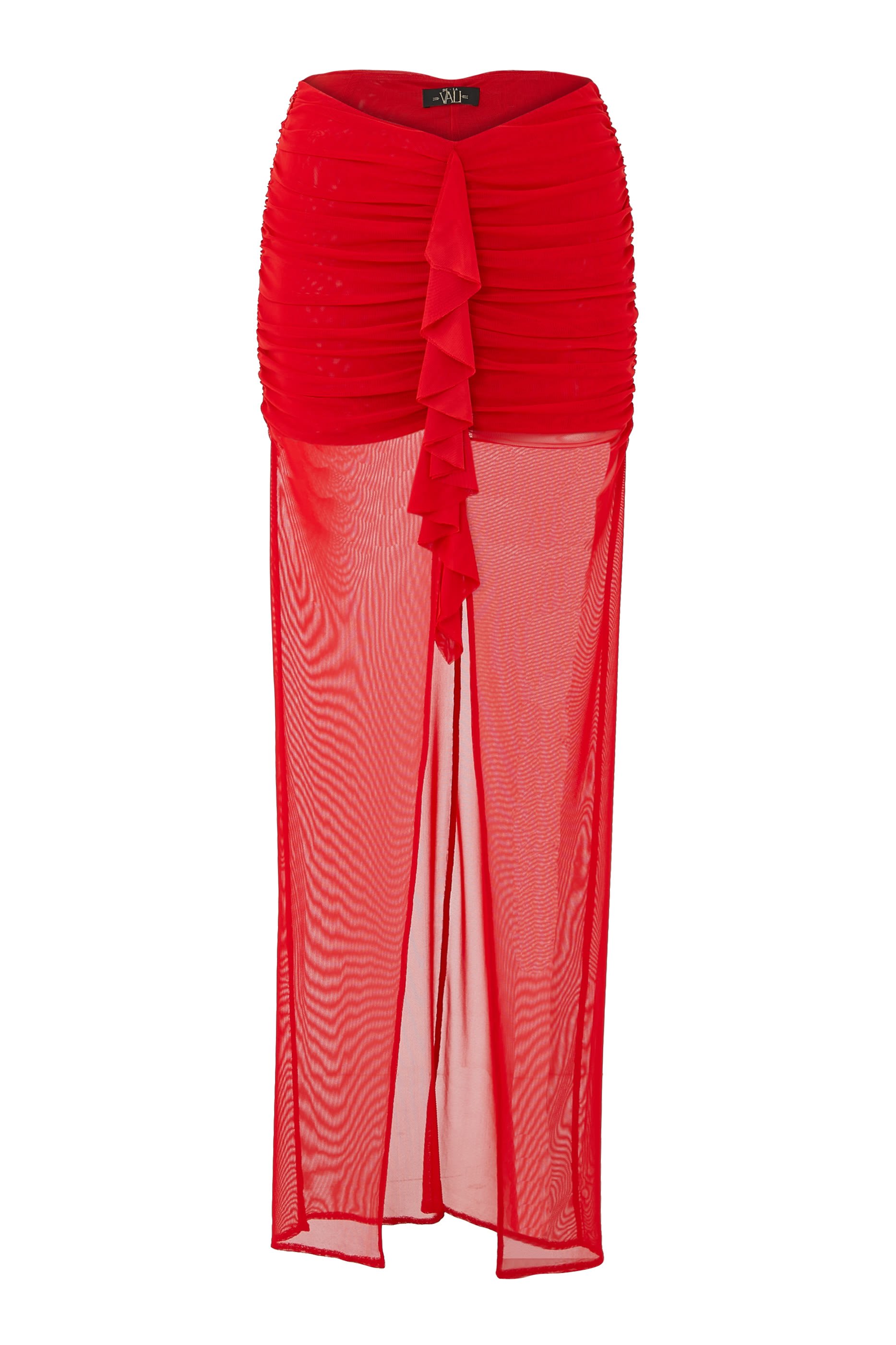 Ruched Maxi Skirt