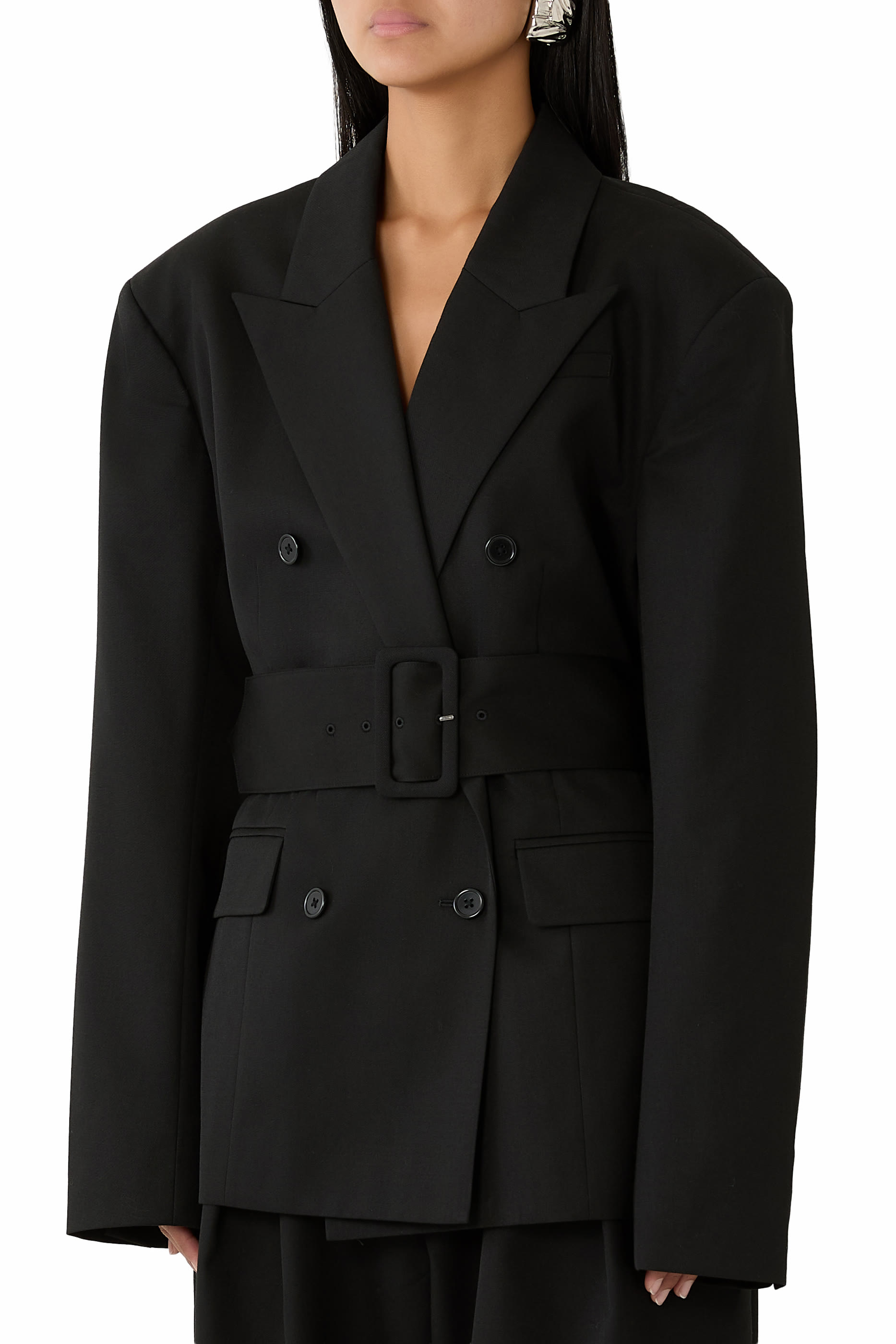 Belted Blazer