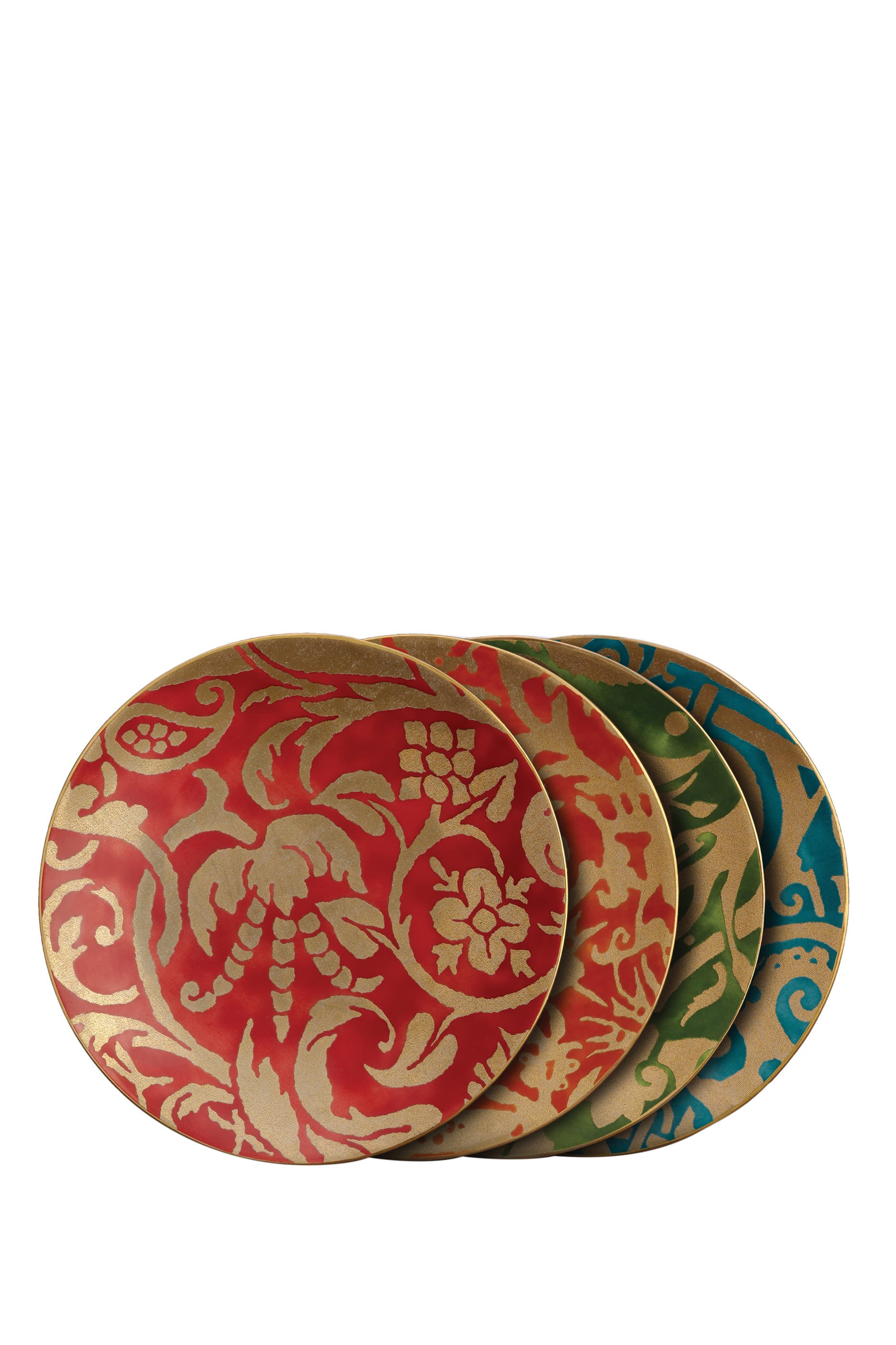 Fortuny Assorted Dessert Plates Set of Four