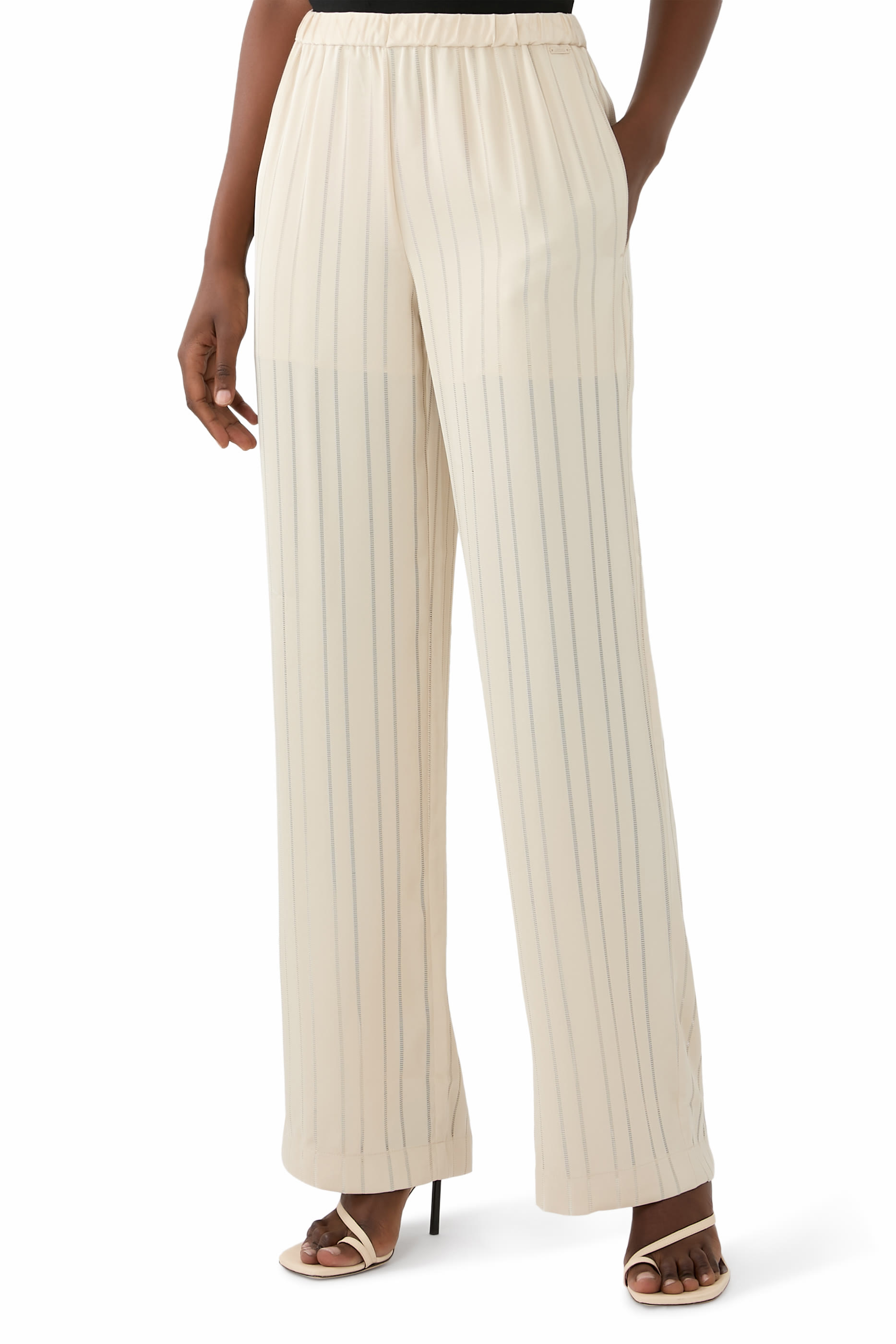 The Grid Tessuto Trousers