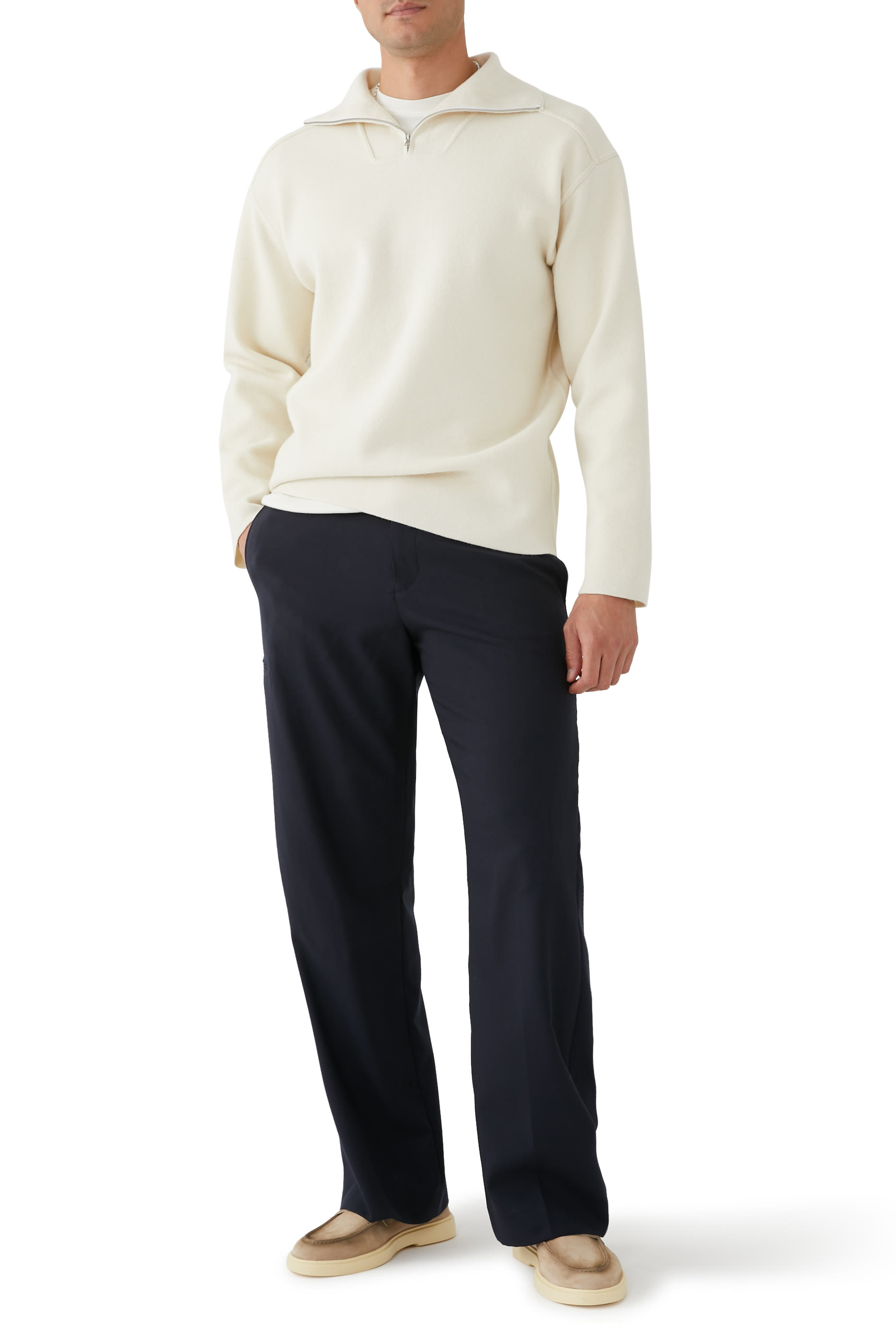 Heavy Milano Rib Knit Sweater