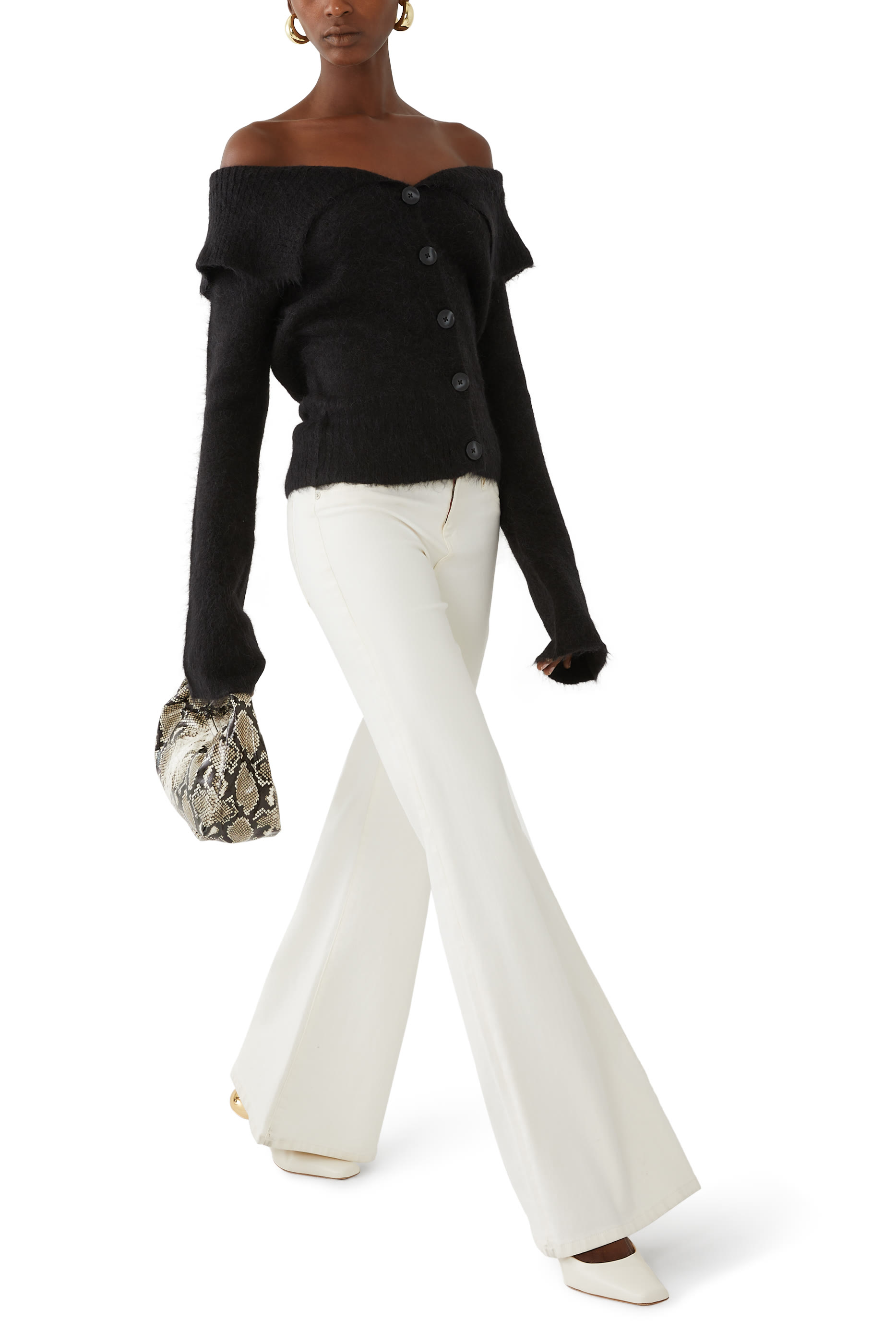 Off Shoulder Cardigan